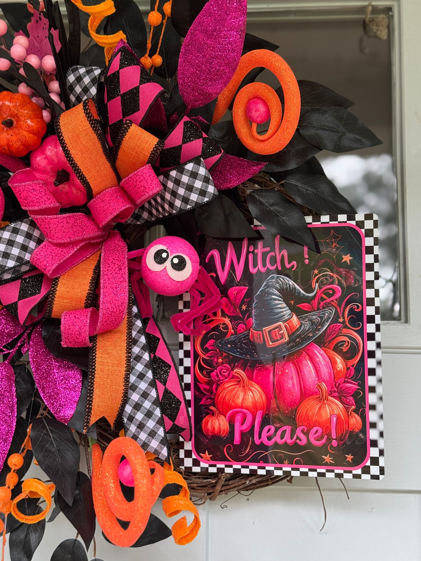 Witch, Please! Halloween Wreath