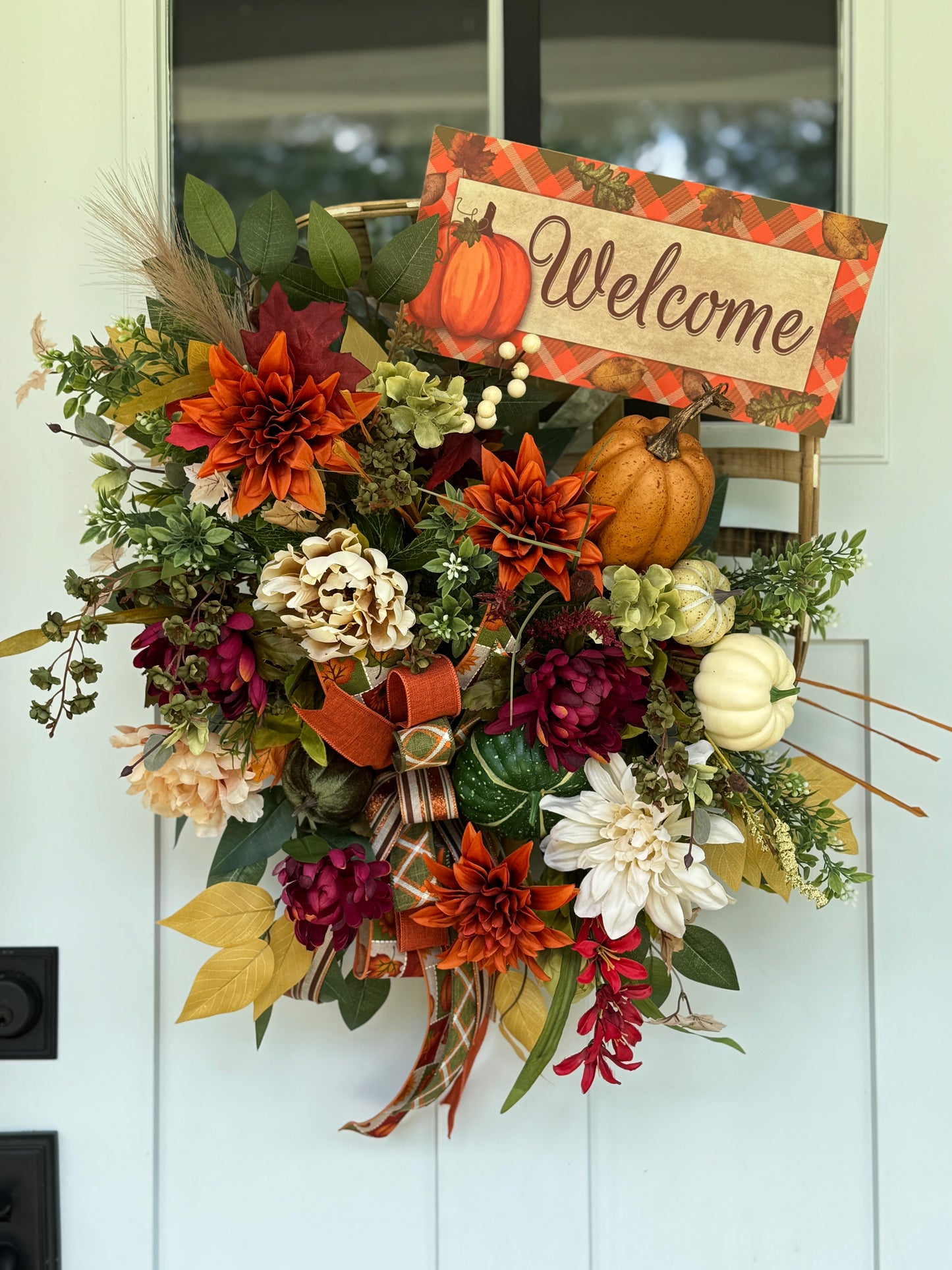 Welcome Fall Tobacco Basket
