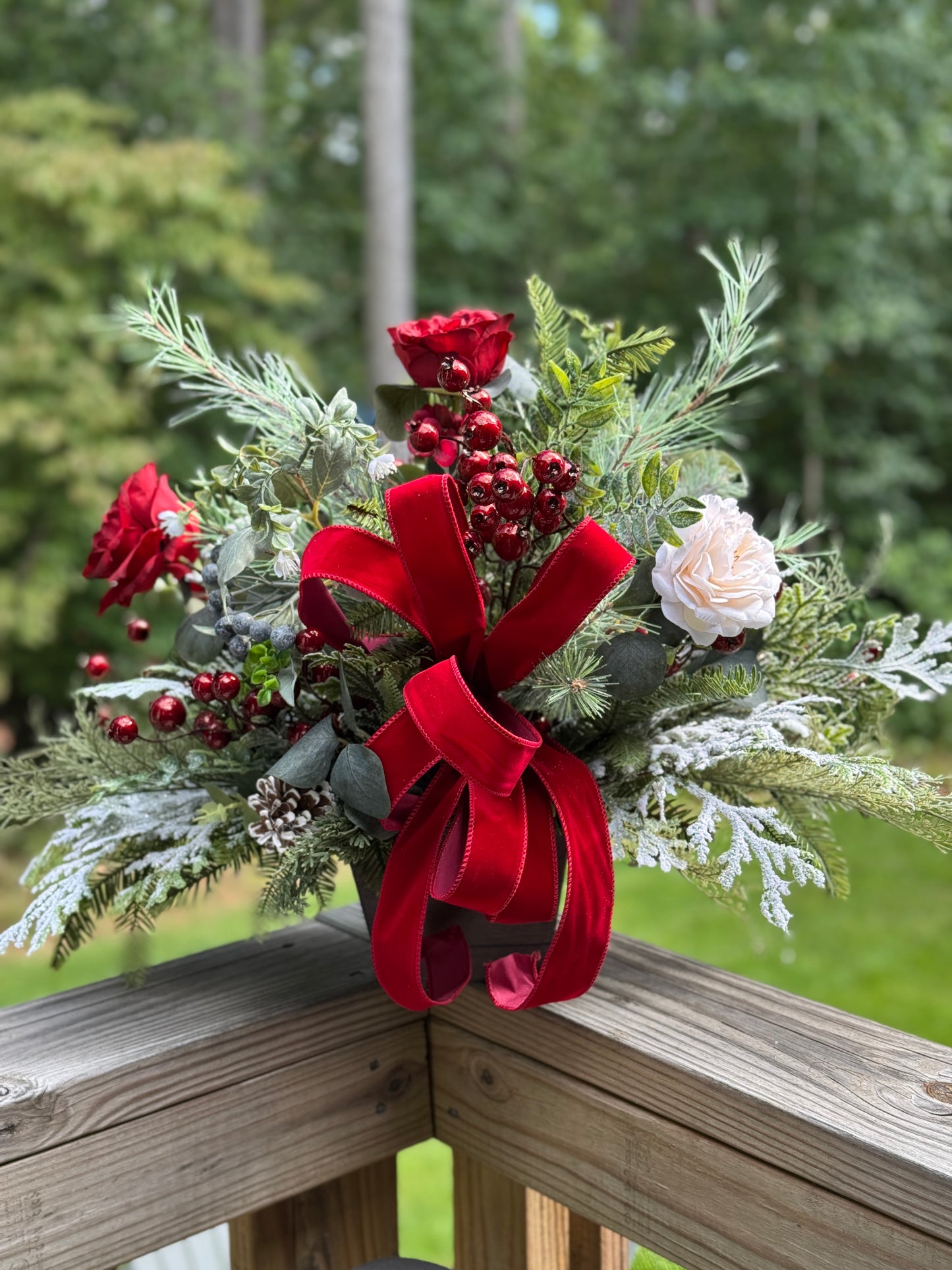 Elegant Winter/Holiday Floral Arrangement