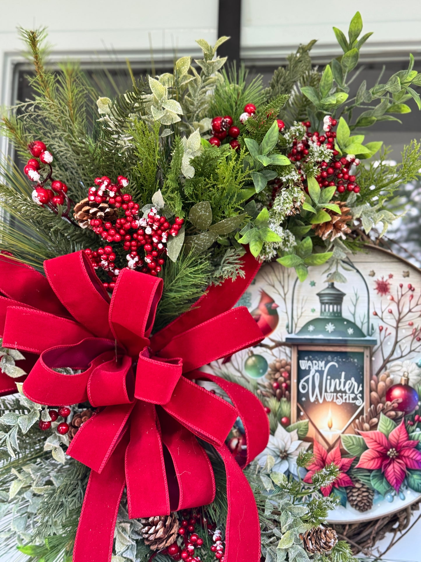Warm Winter Wishes Wreath