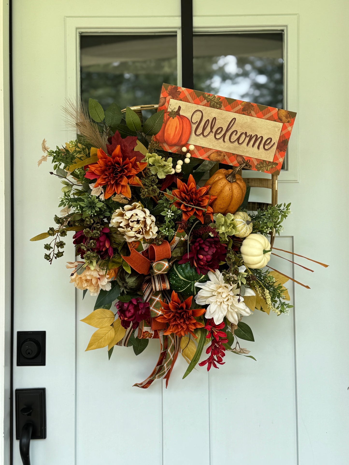 Welcome Fall Tobacco Basket