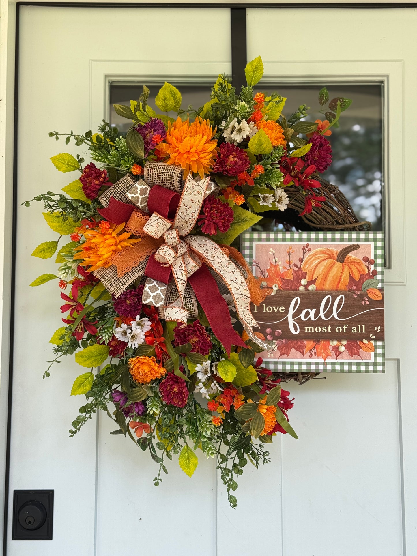 Love Fall Most of All Wreath