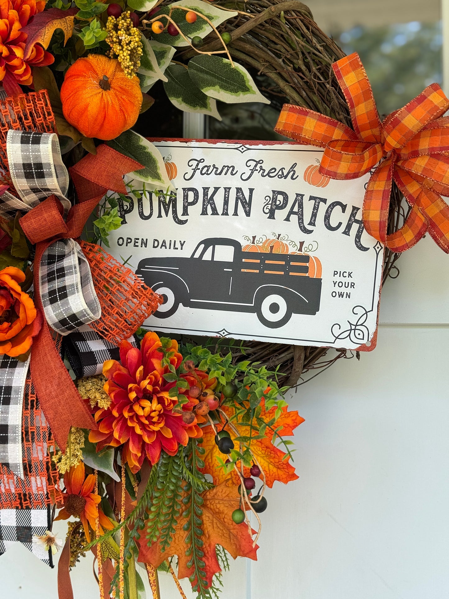 Farm Fresh Pumpkin Patch Wreath