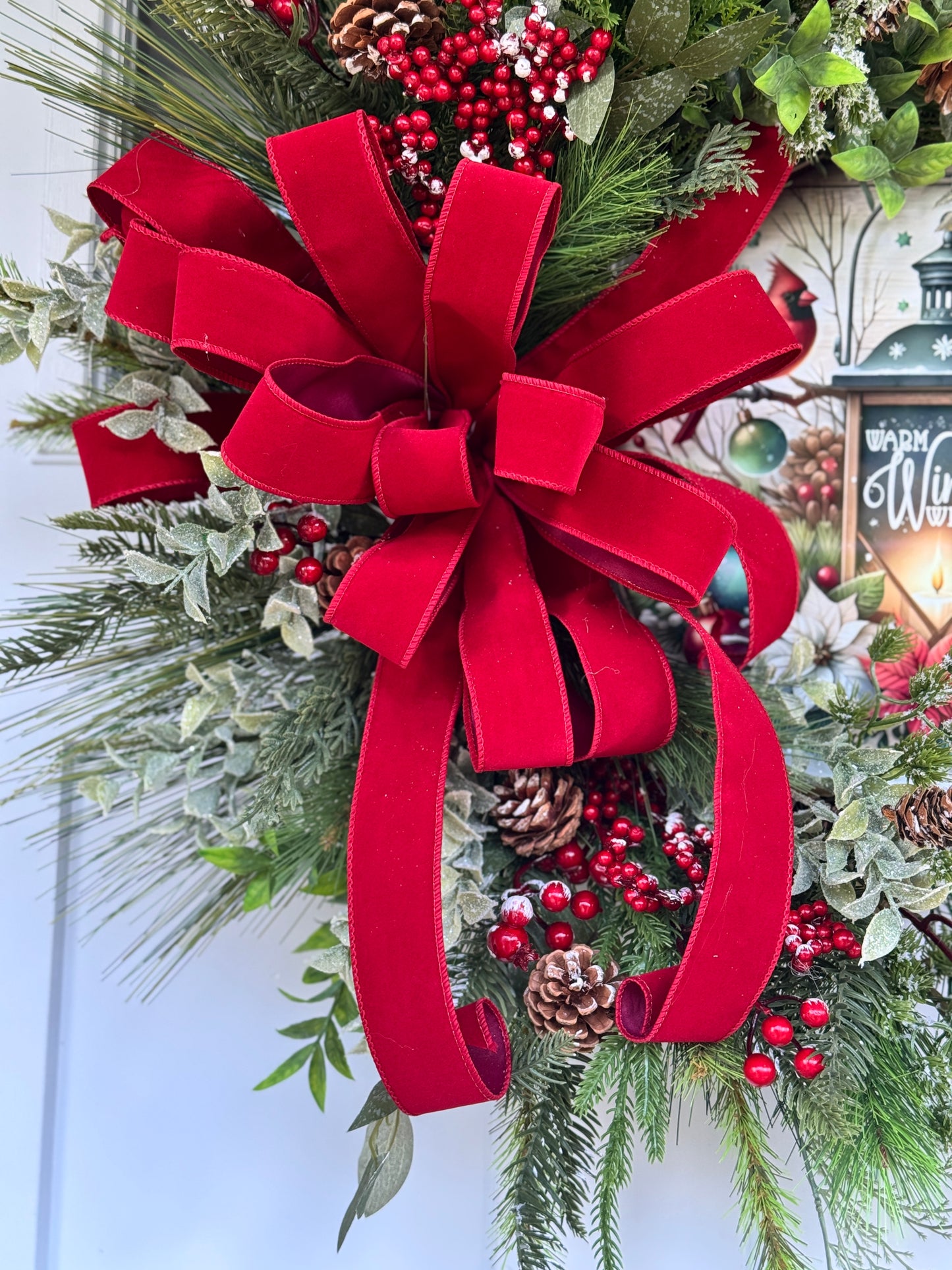 Warm Winter Wishes Wreath