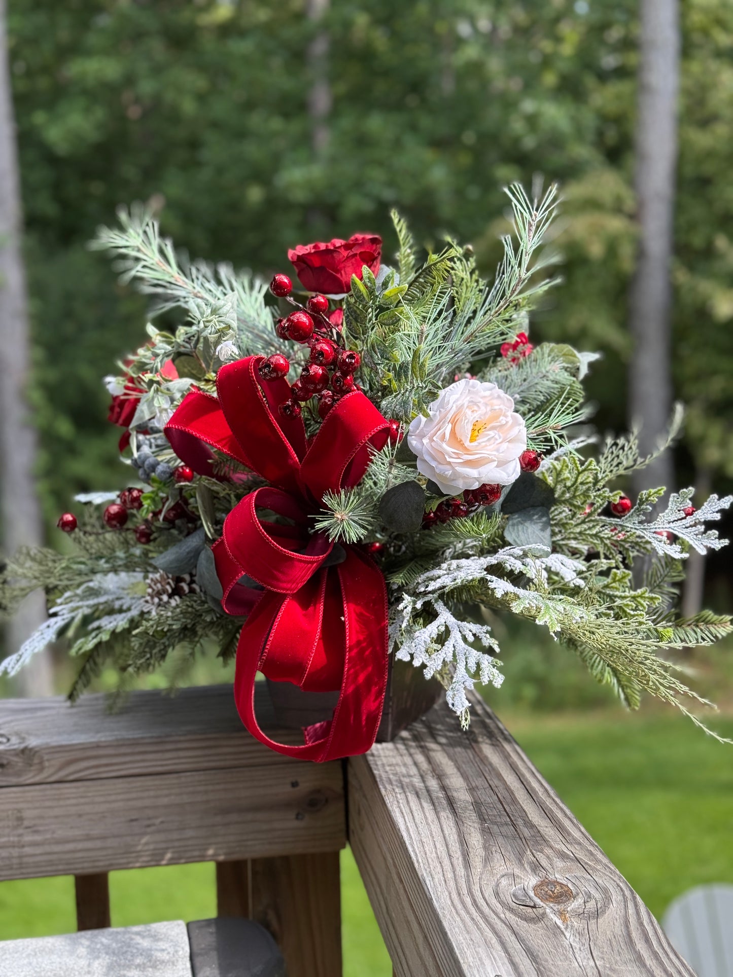 Elegant Winter/Holiday Floral Arrangement