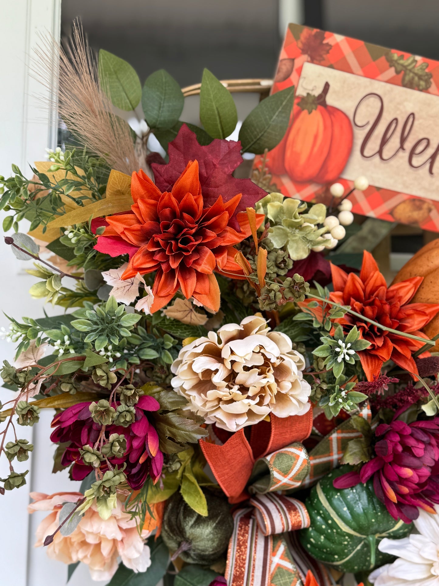 Welcome Fall Tobacco Basket
