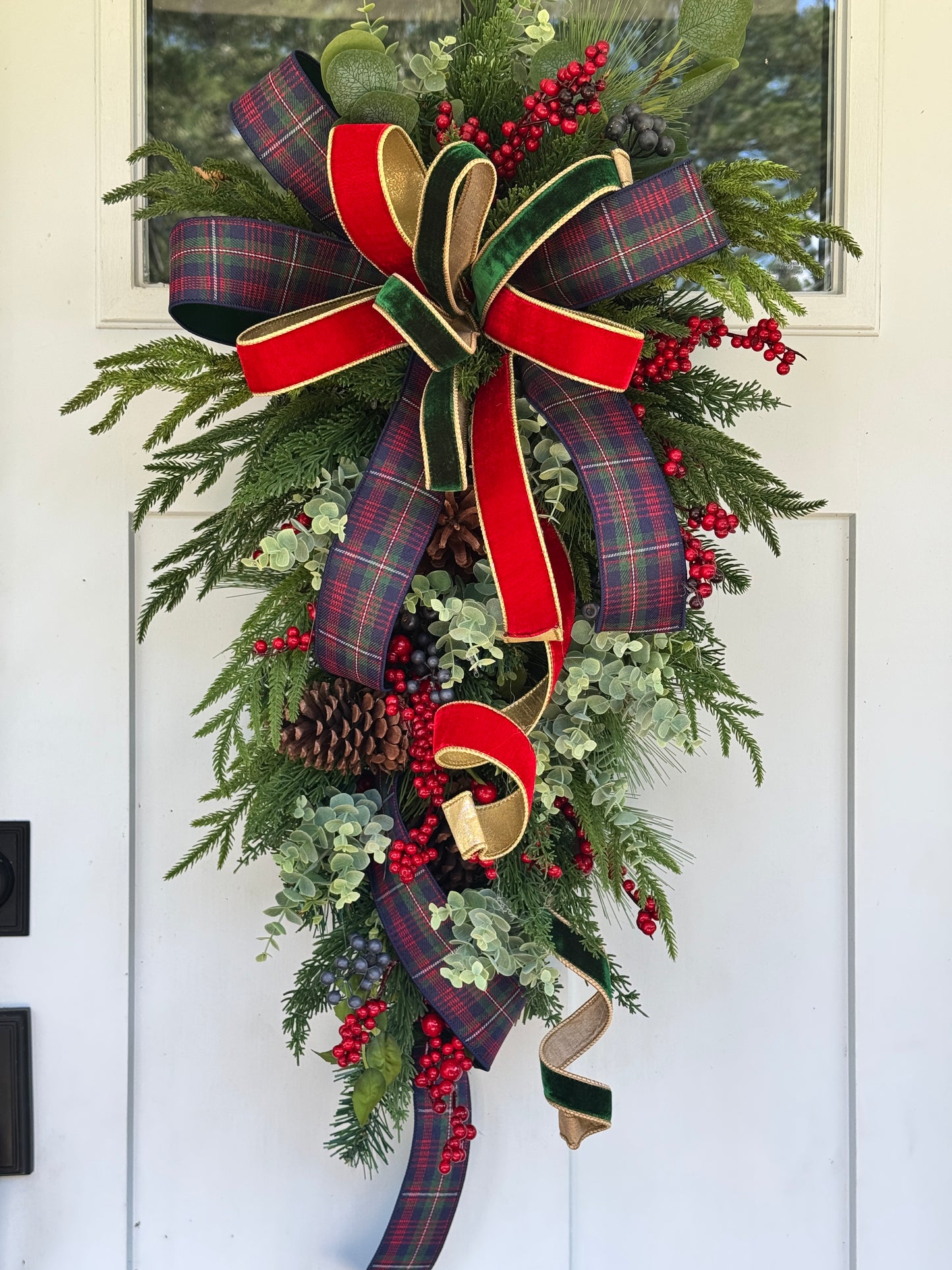 Traditional Tartan Winter/Christmas Wreath