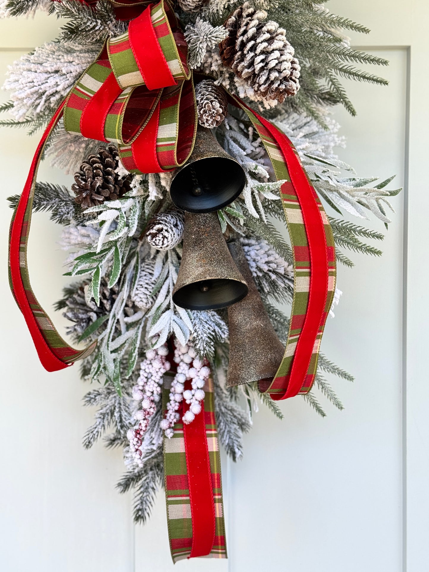 Rustic Belfry Bells Drop Winter/Holiday Wreath