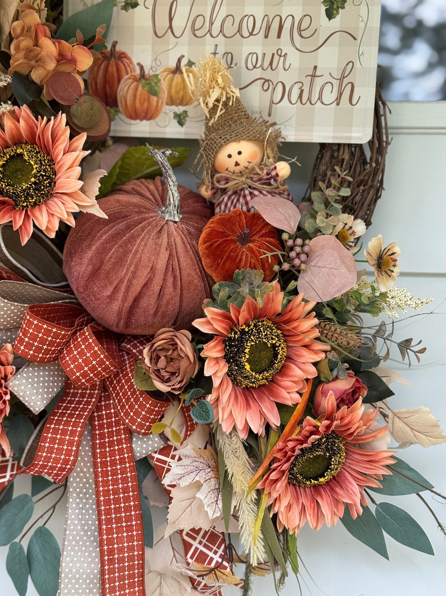 Welcome To Our Patch Wreath