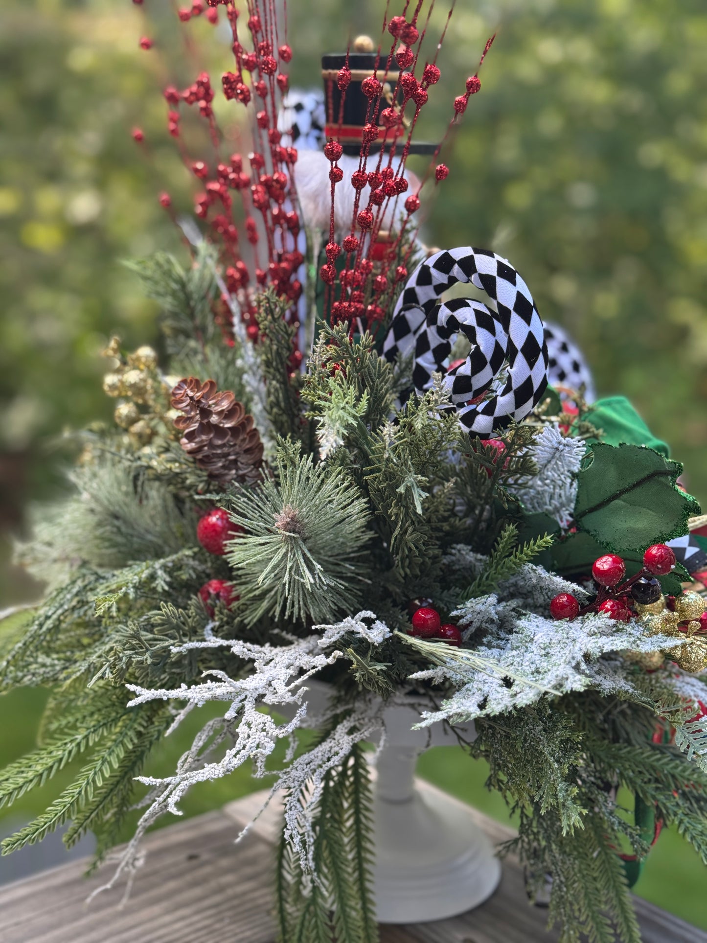 Festive Nutcracker Holiday Arrangement