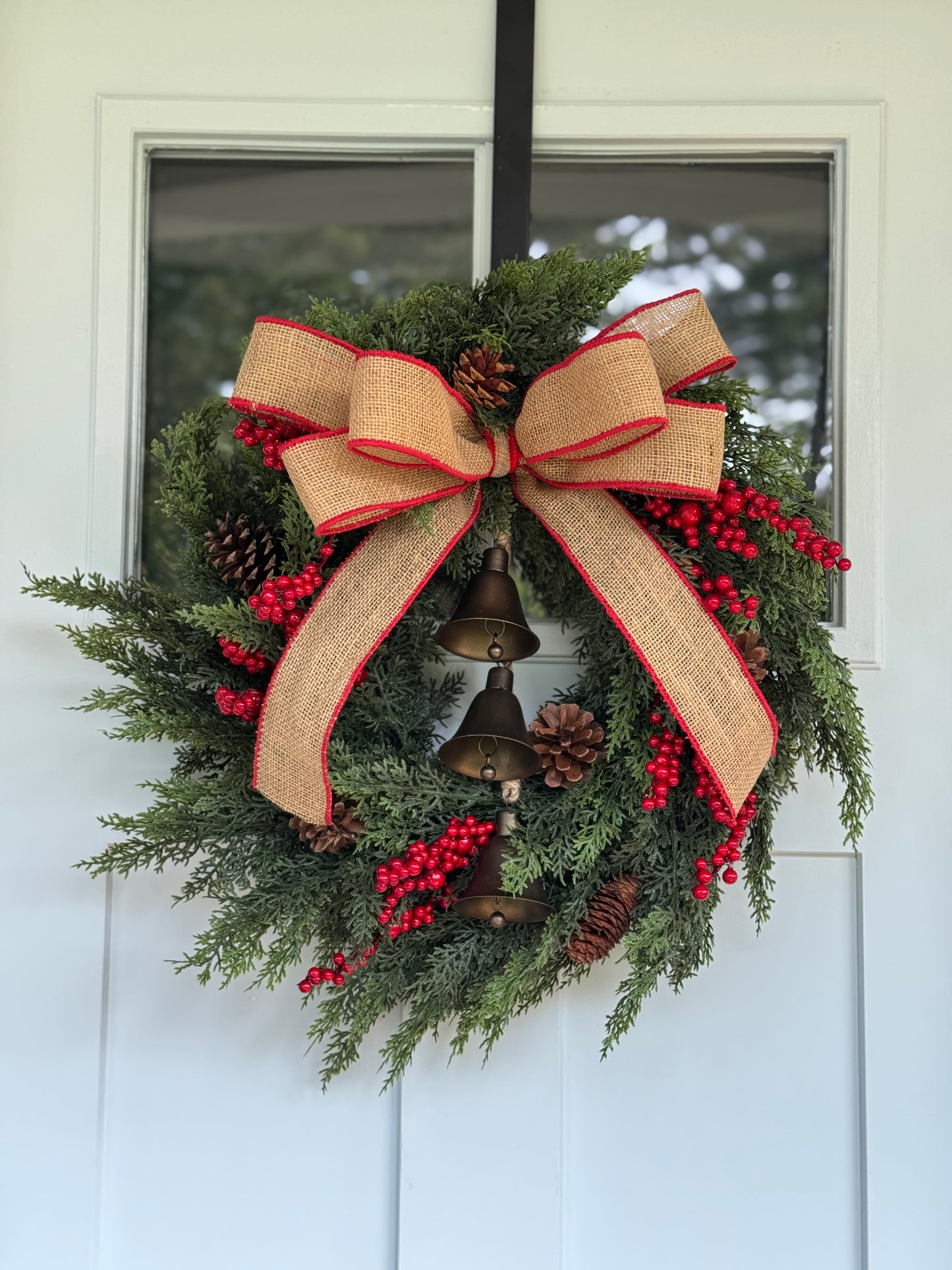 Traditional Real Touch Cedar Wreath