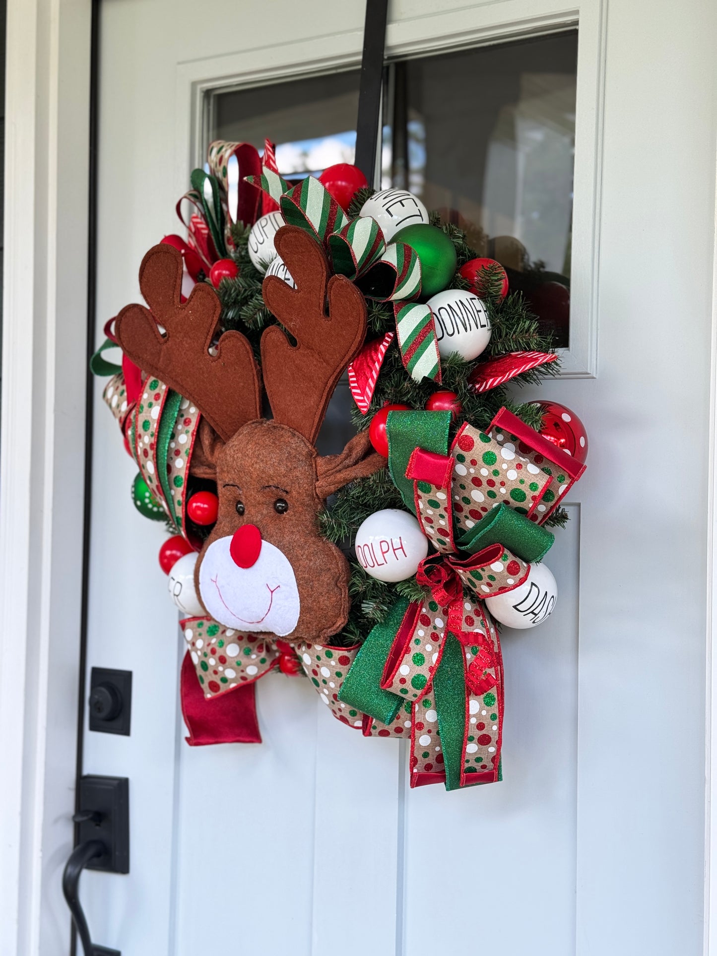 Rudolph Christmas Wreath