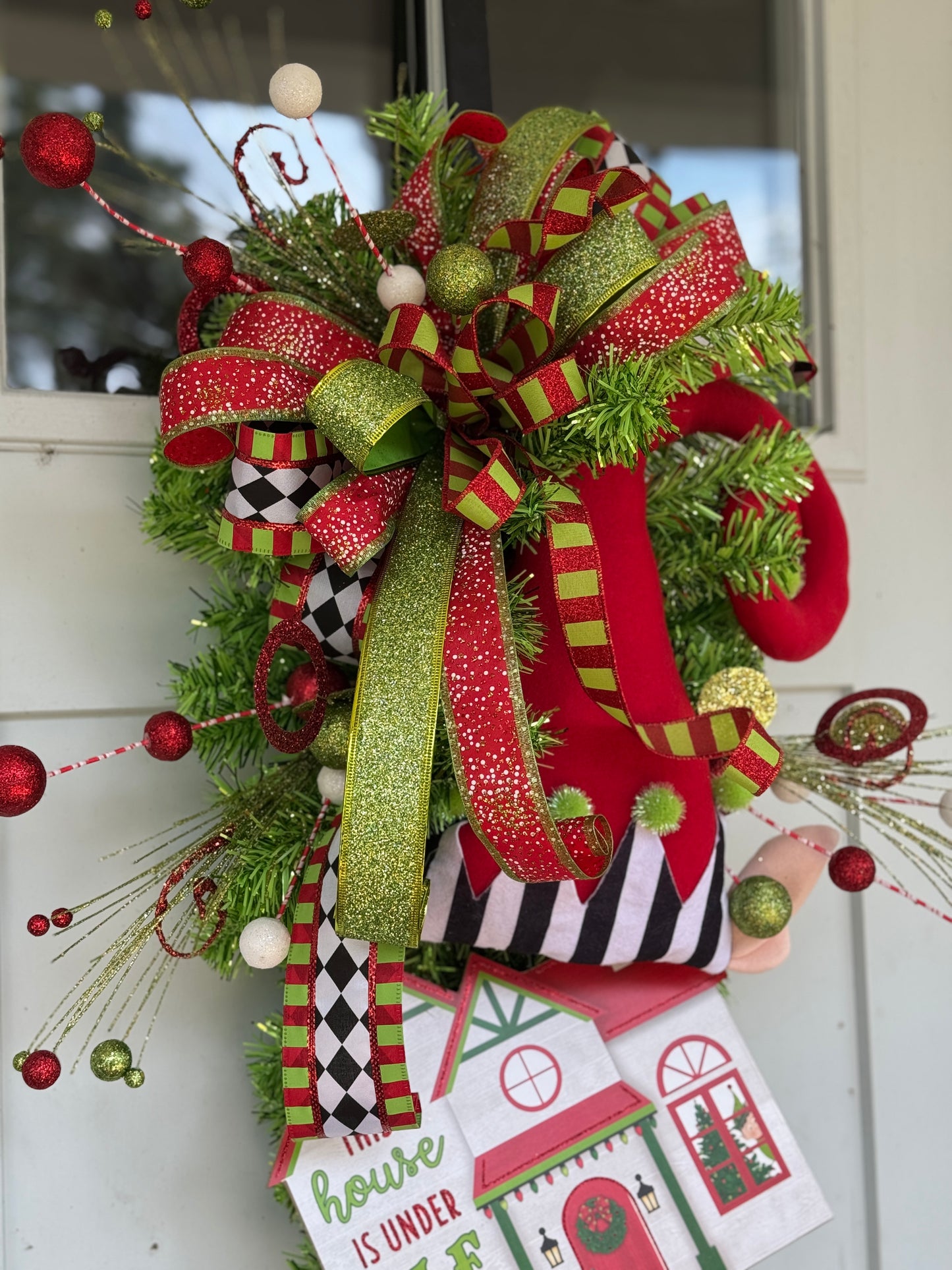 Elf Watch Festive Wreath