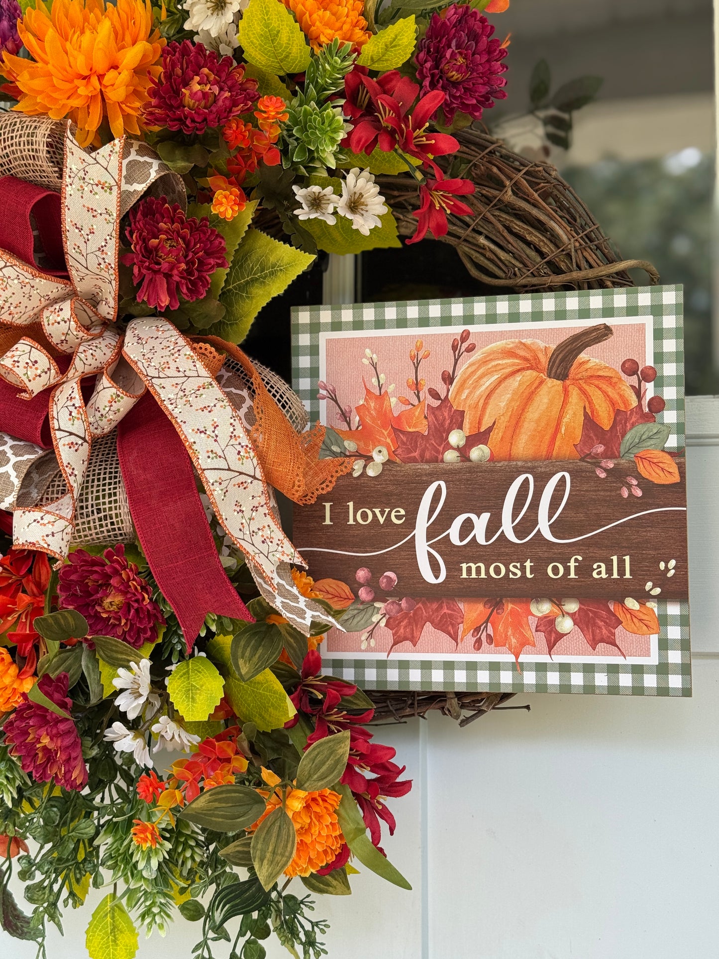 Love Fall Most of All Wreath