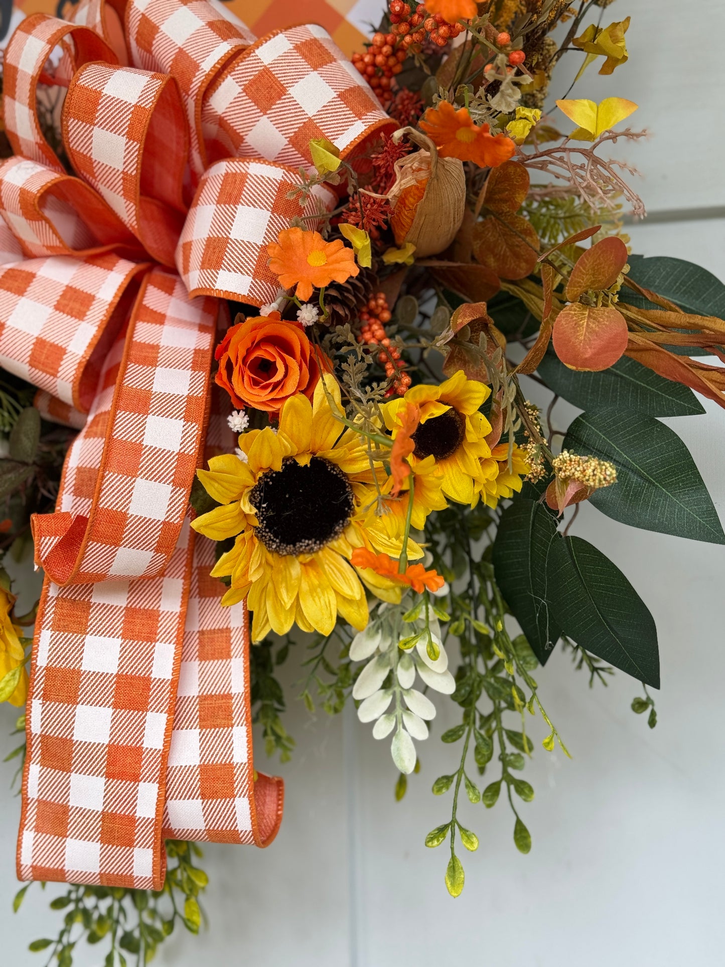 Autumn Welcome Door Wreath