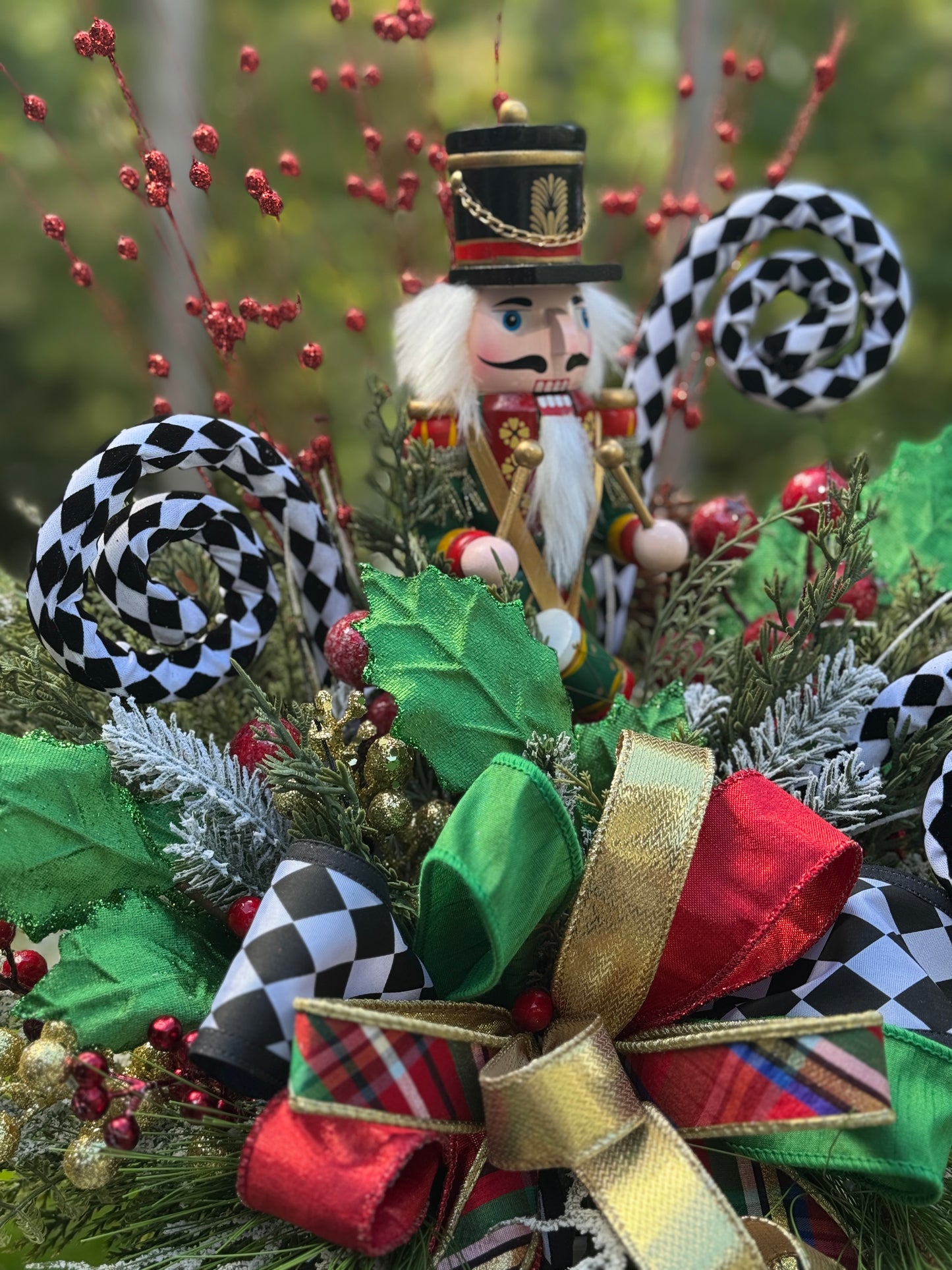 Festive Nutcracker Holiday Arrangement
