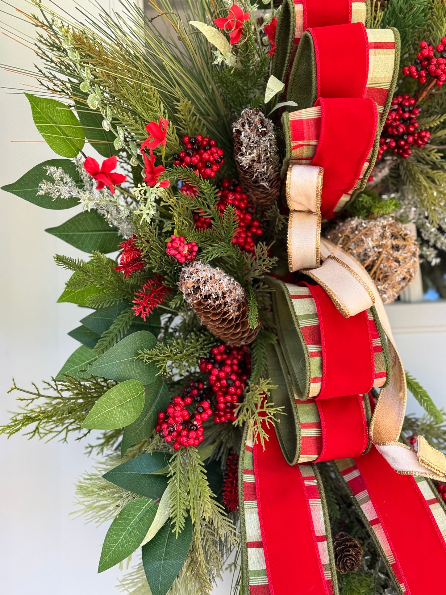Large Rustic Winter/Holiday Wreath