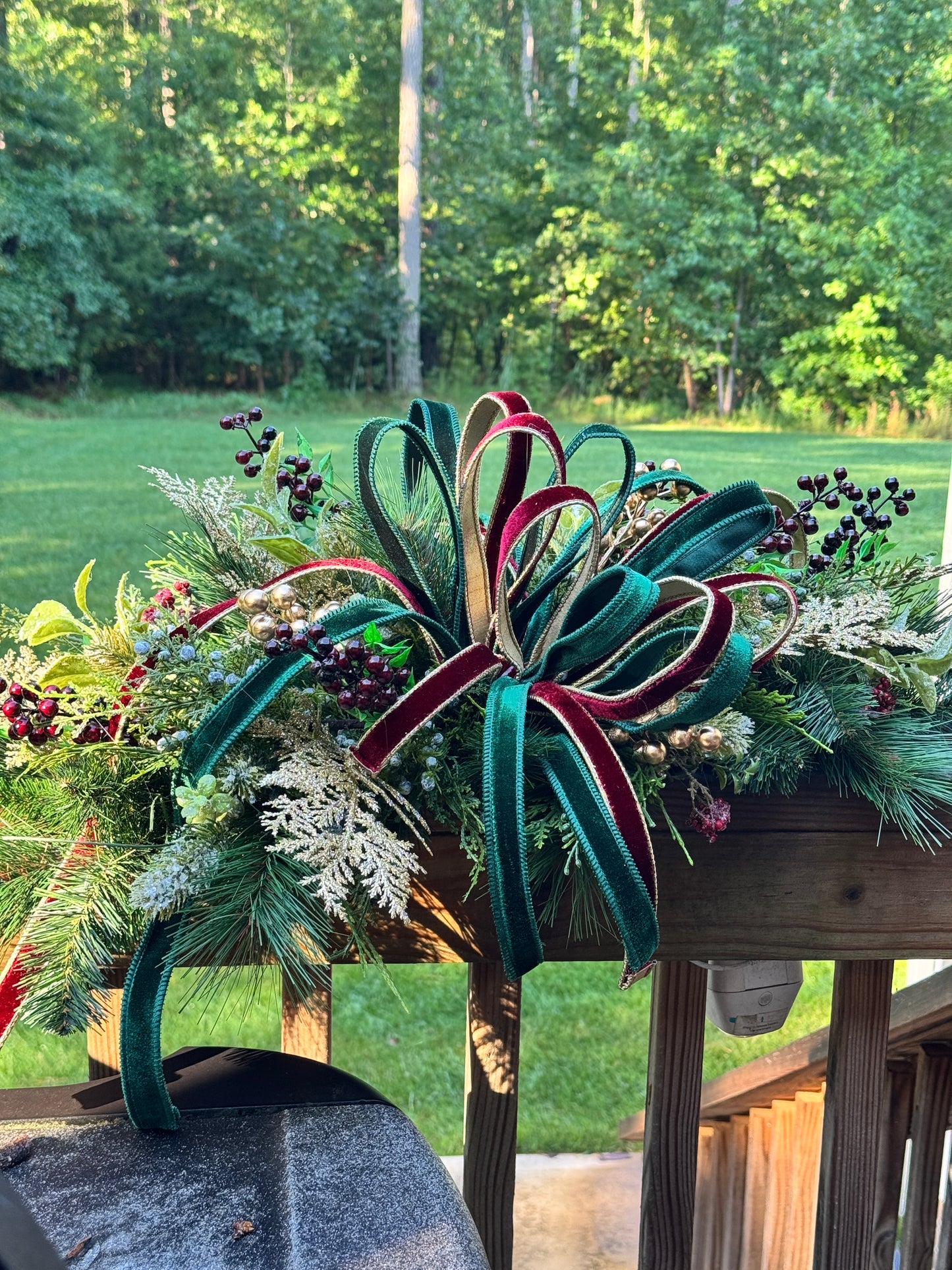 Winter Christmas Centerpiece