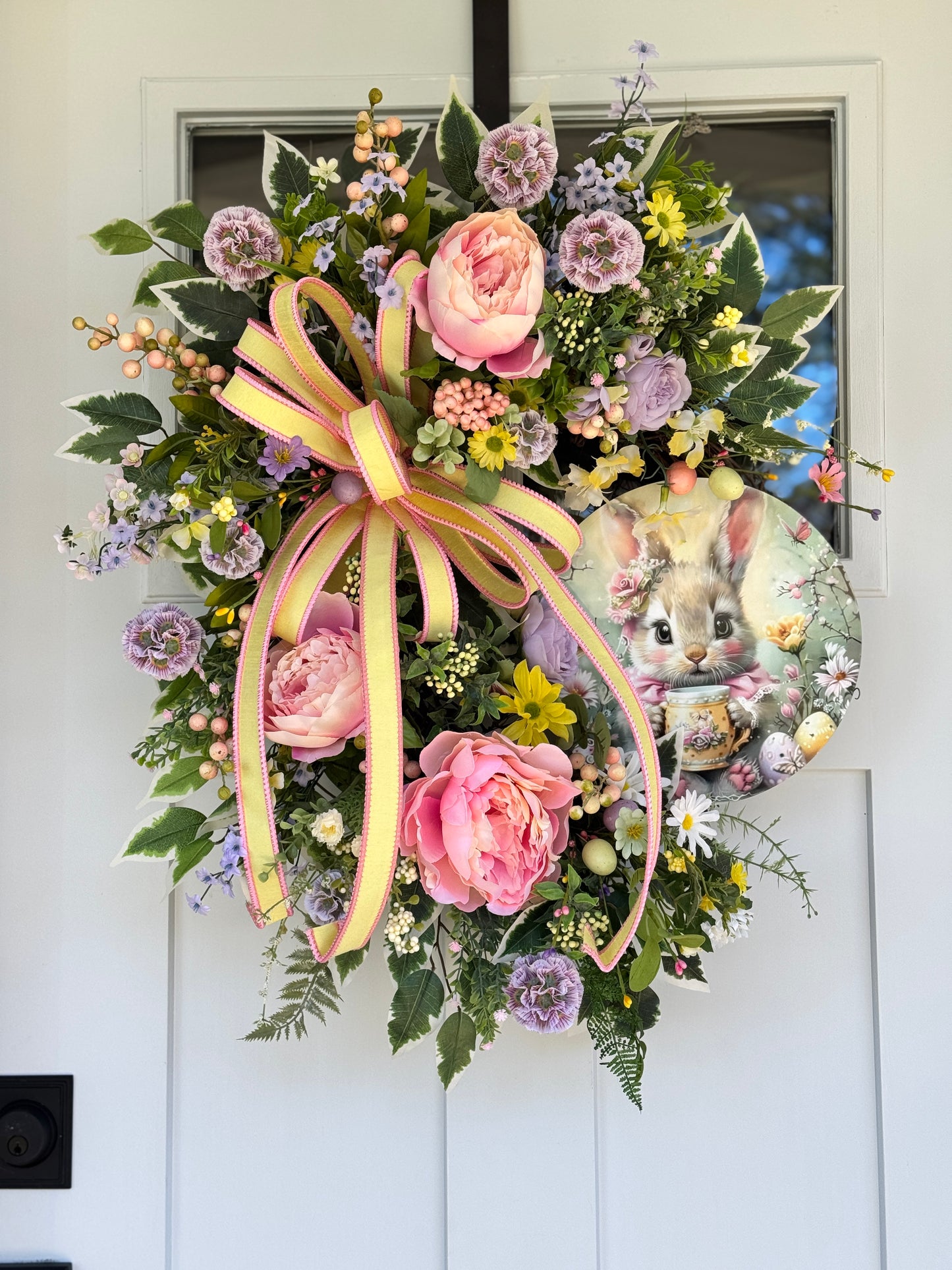 Sweet Spring/Easter Floral Wreath
