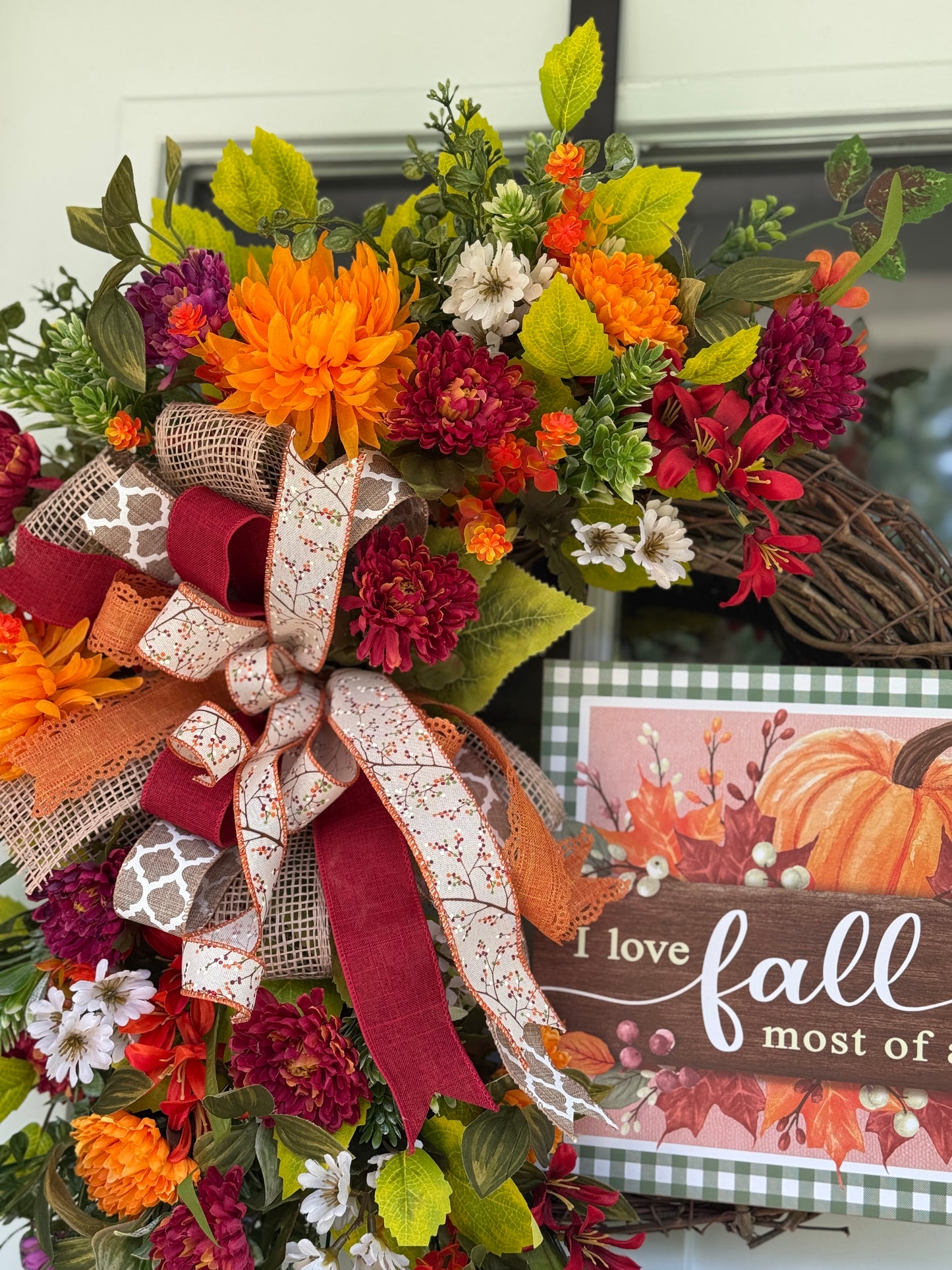 Love Fall Most of All Wreath