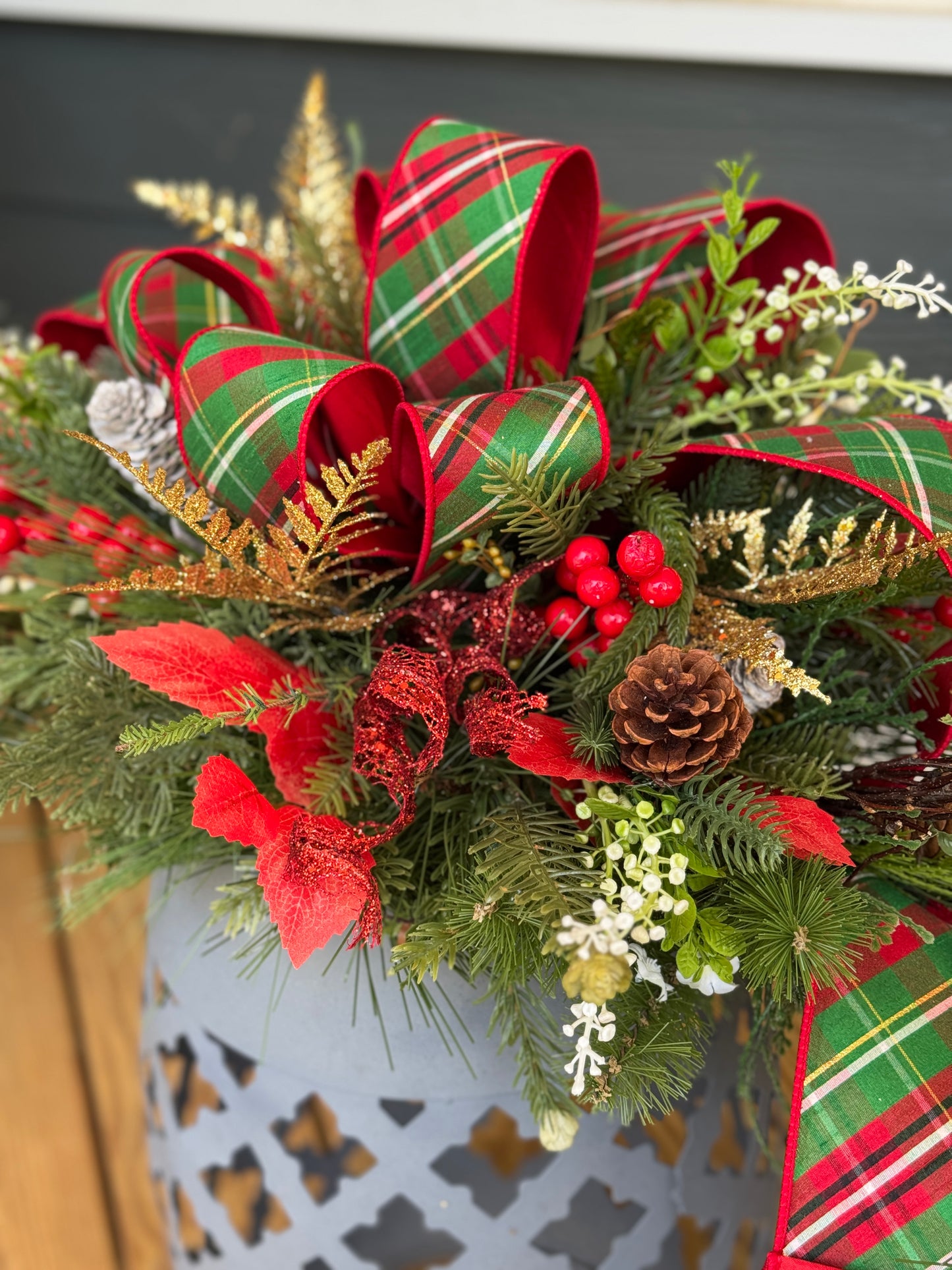 Versatile Red and Green Holiday Decor