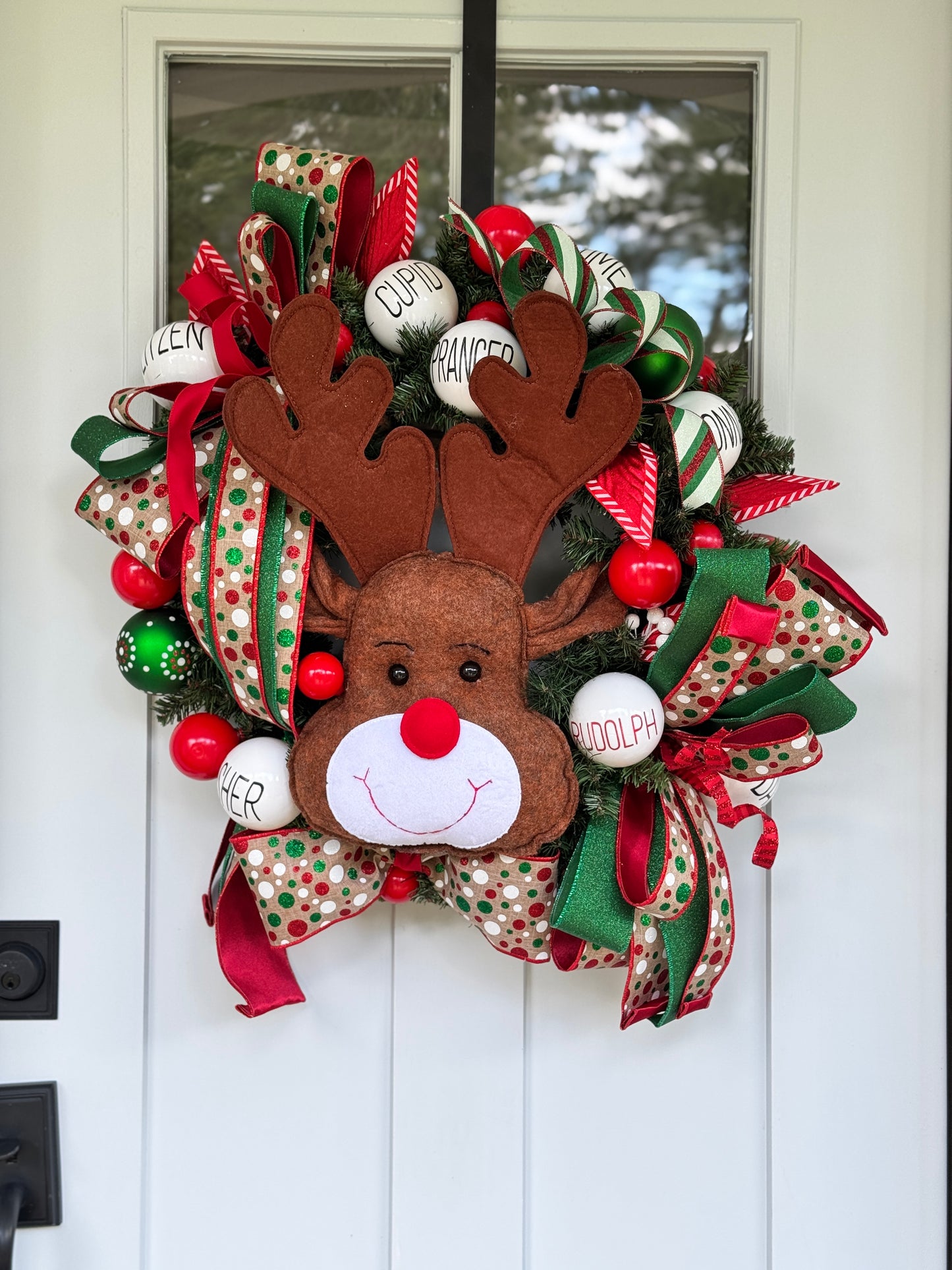 Rudolph Christmas Wreath