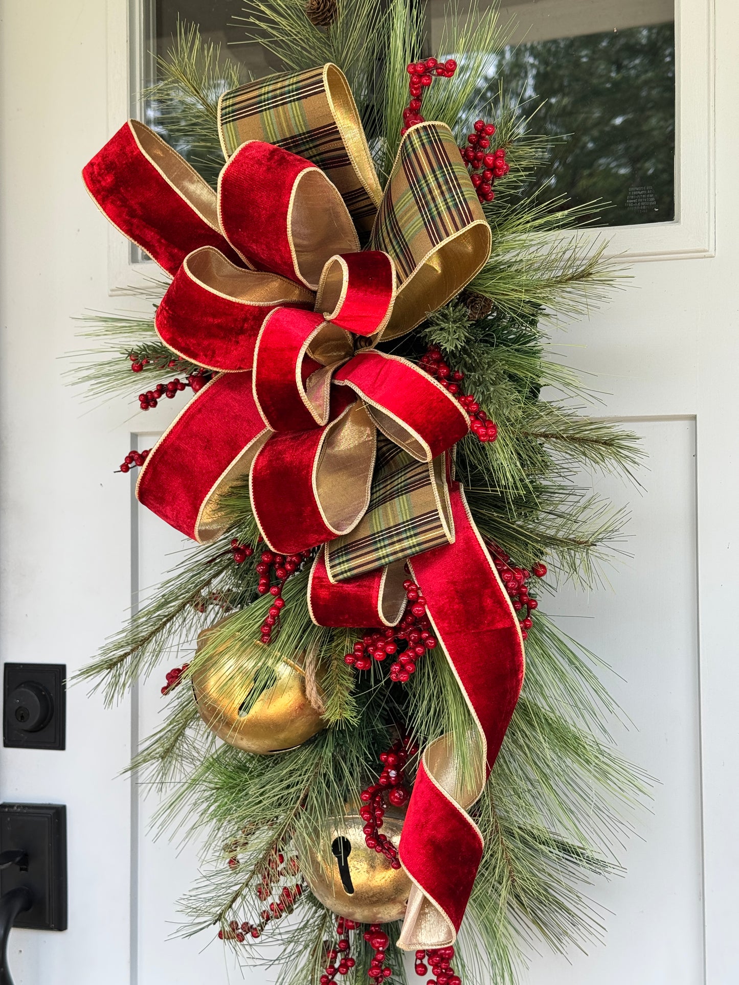 Large Gold Bells Winter/Christmas Swag