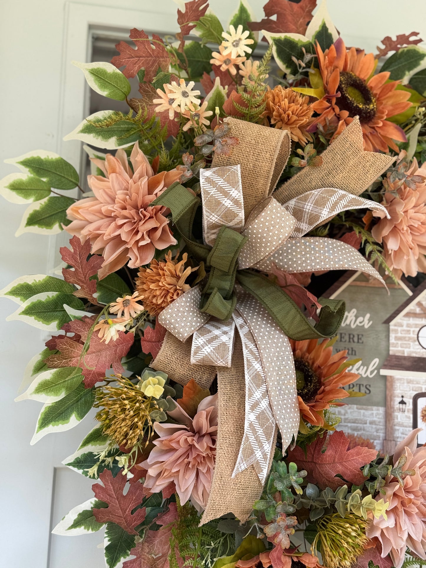 Gather Here Floral Wreath