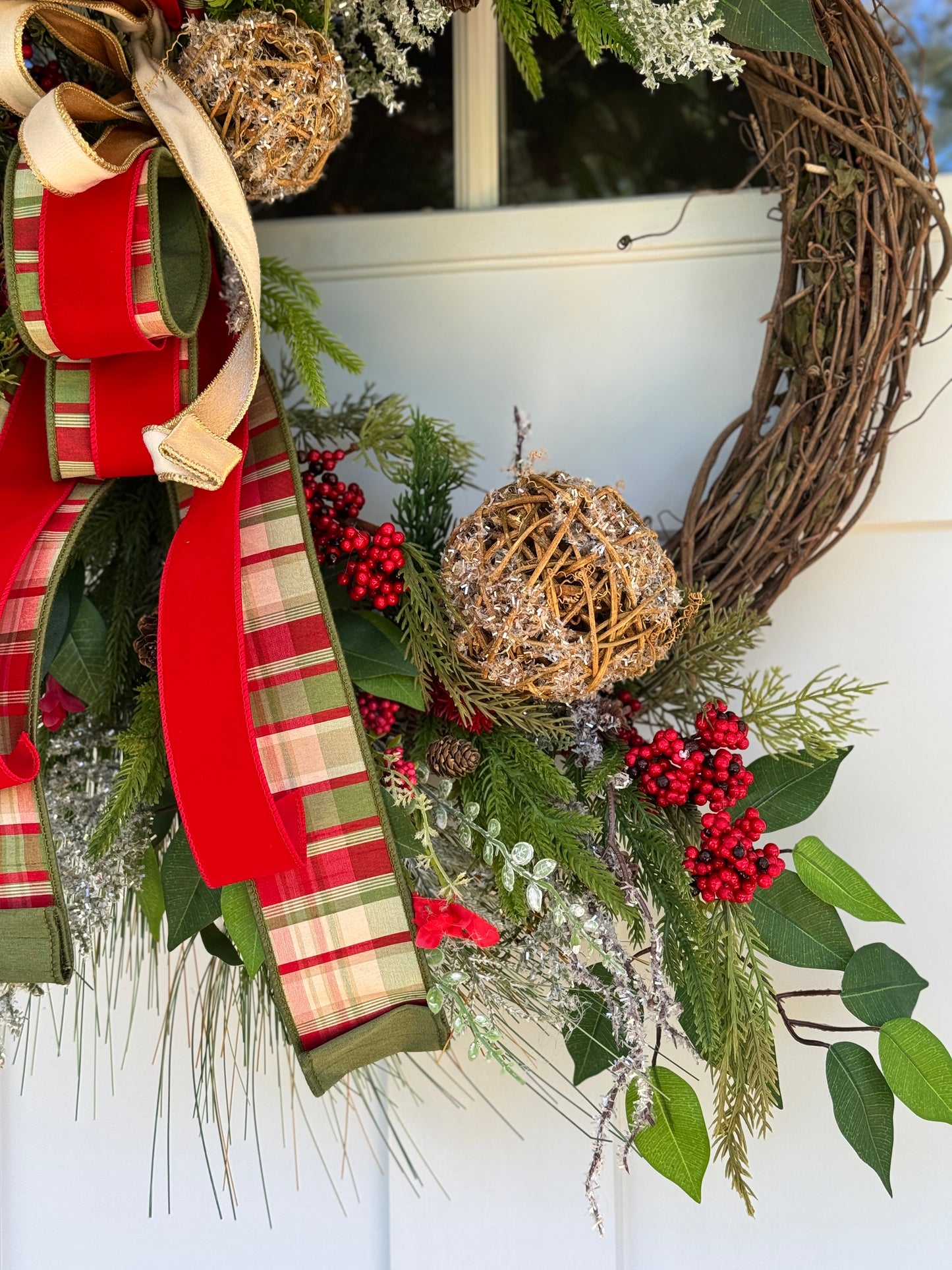 Large Rustic Winter/Holiday Wreath