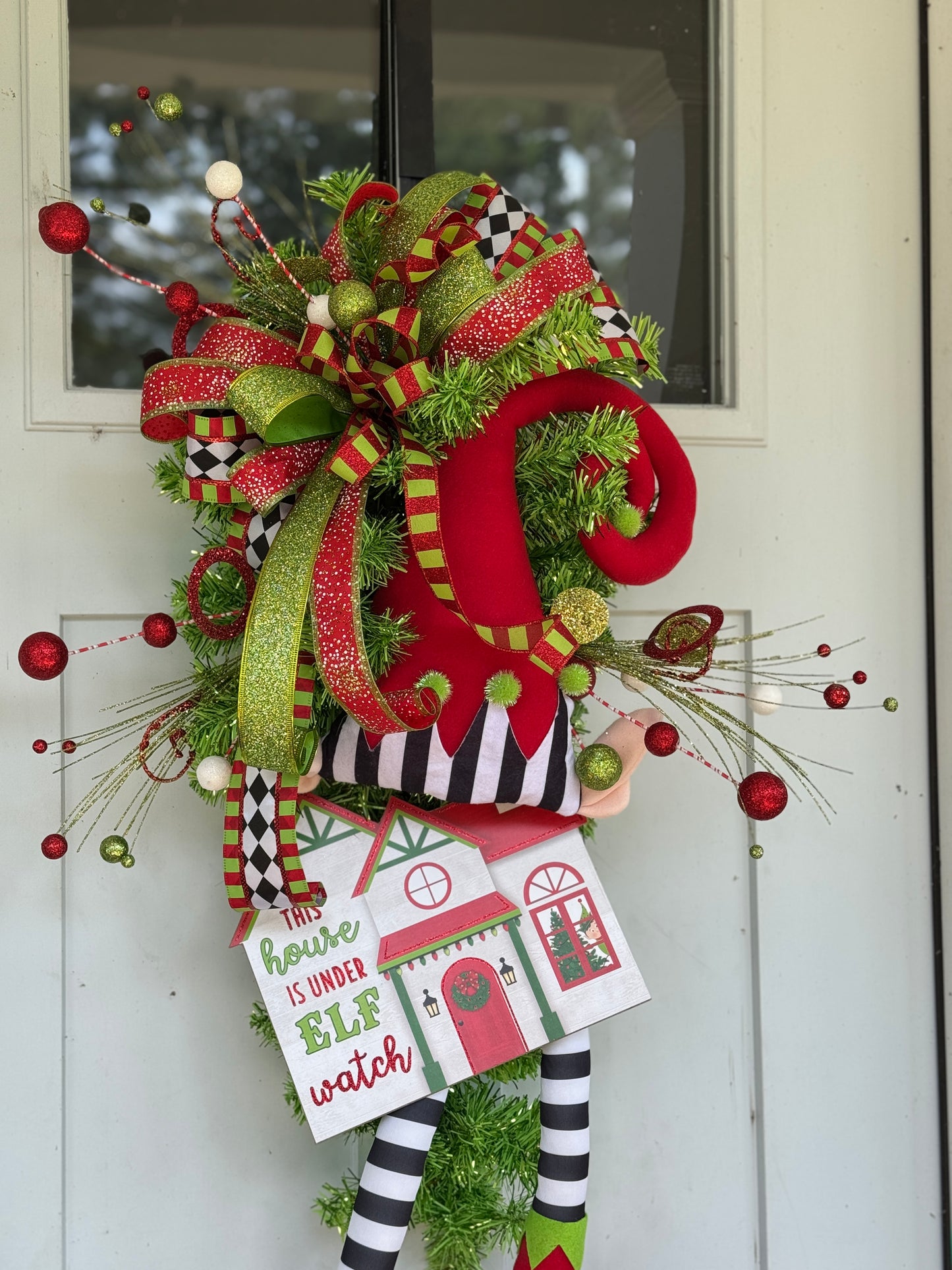 Elf Watch Festive Wreath