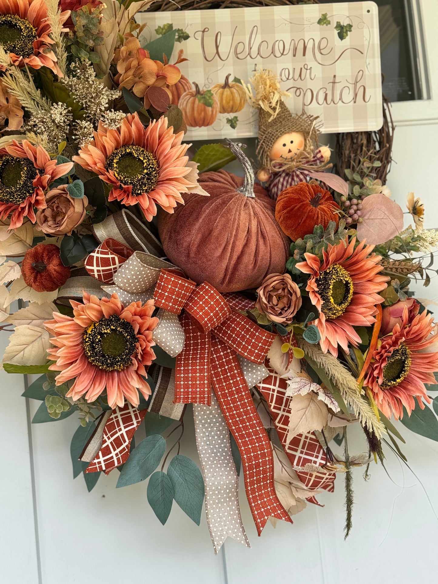 Welcome To Our Patch Wreath