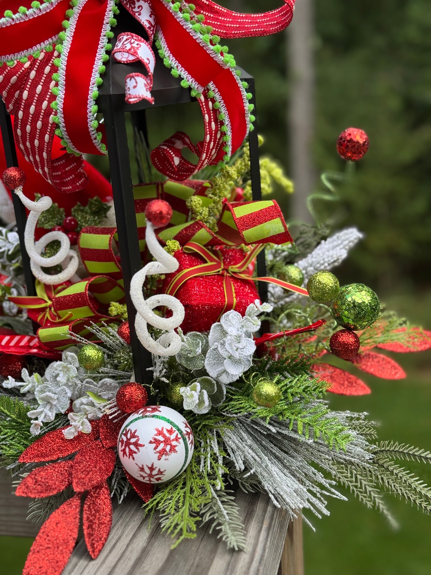 Festive Elf Hat Holiday Centerpiece