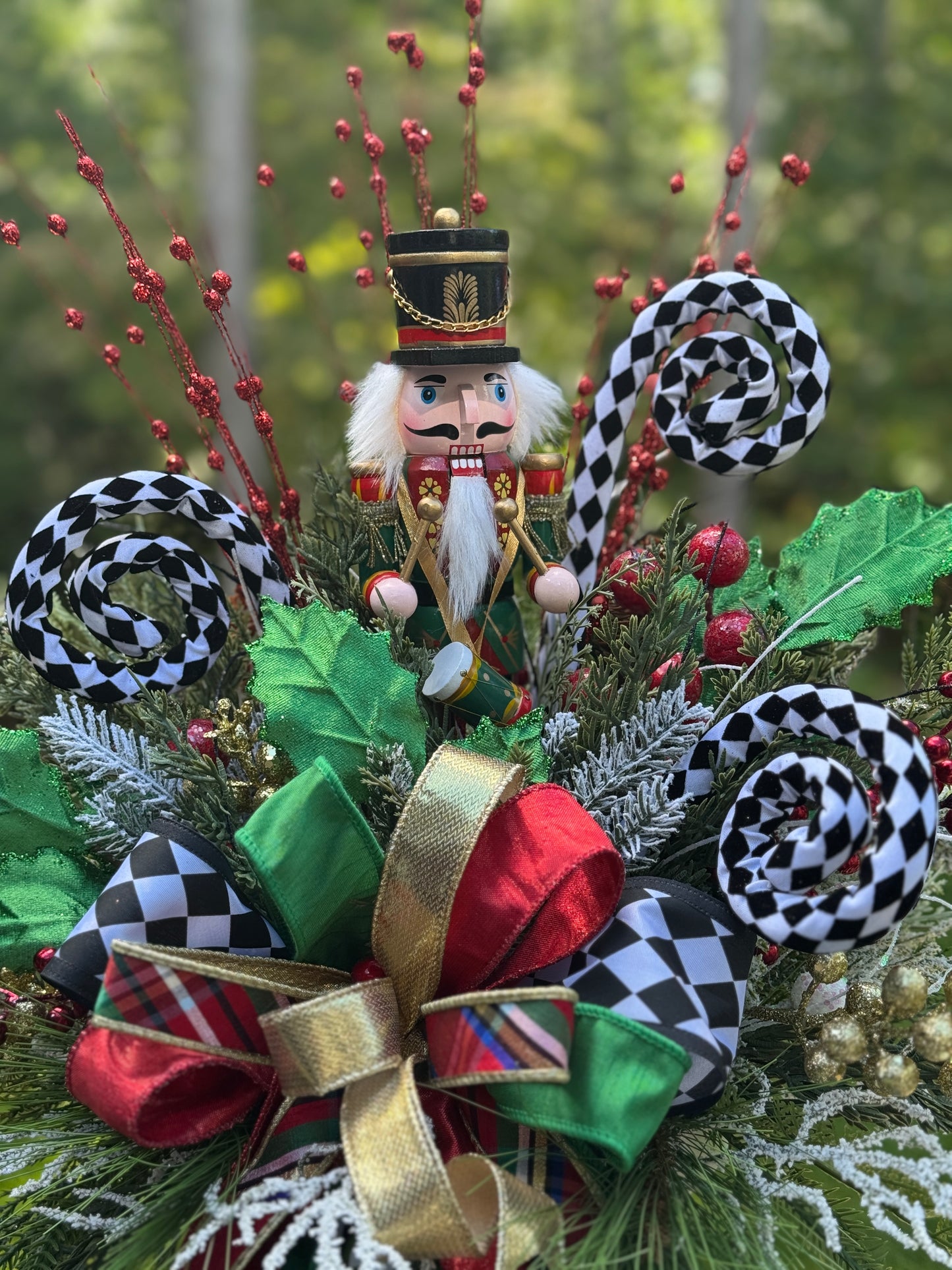 Festive Nutcracker Holiday Arrangement