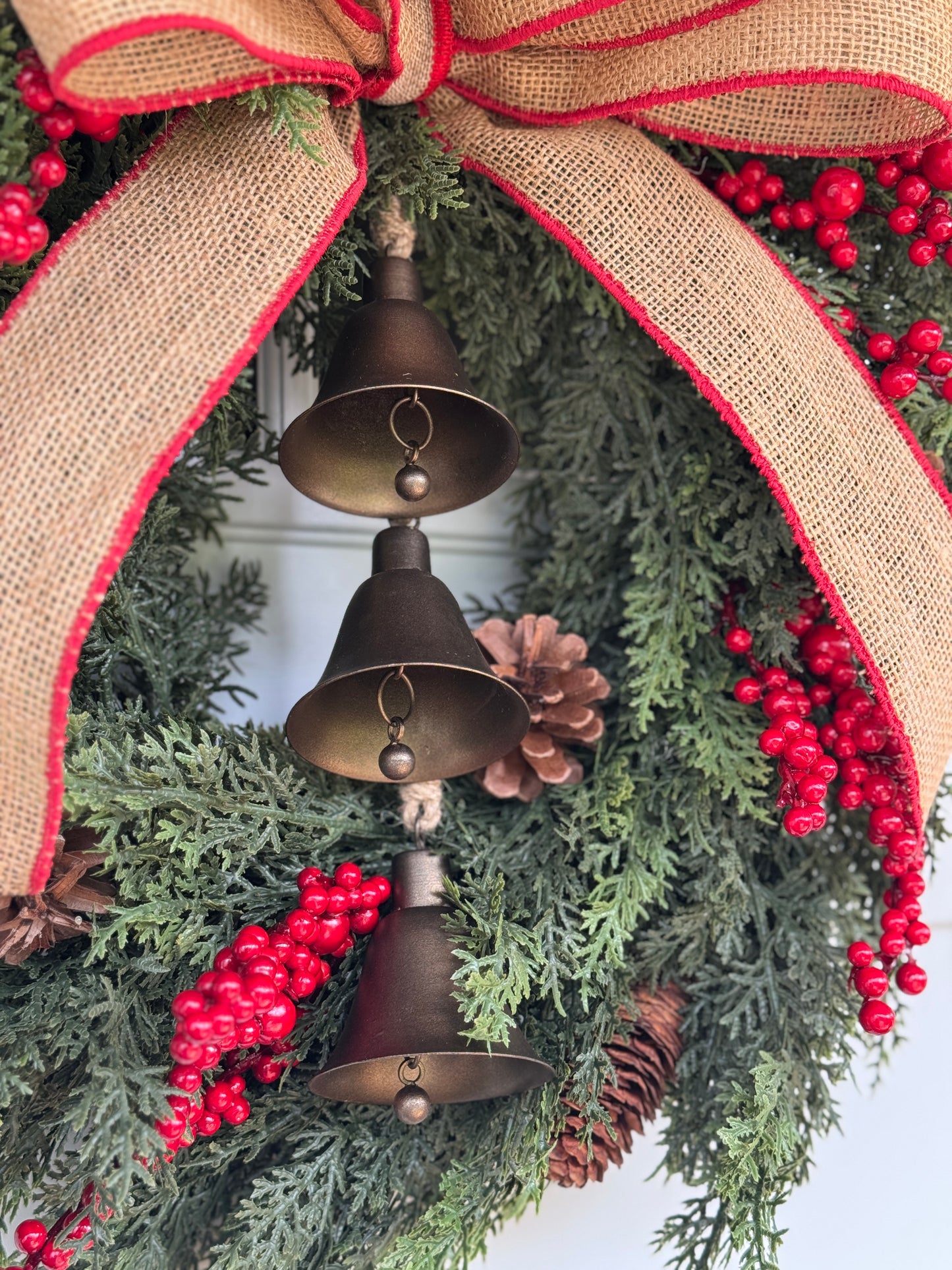 Traditional Real Touch Cedar Wreath