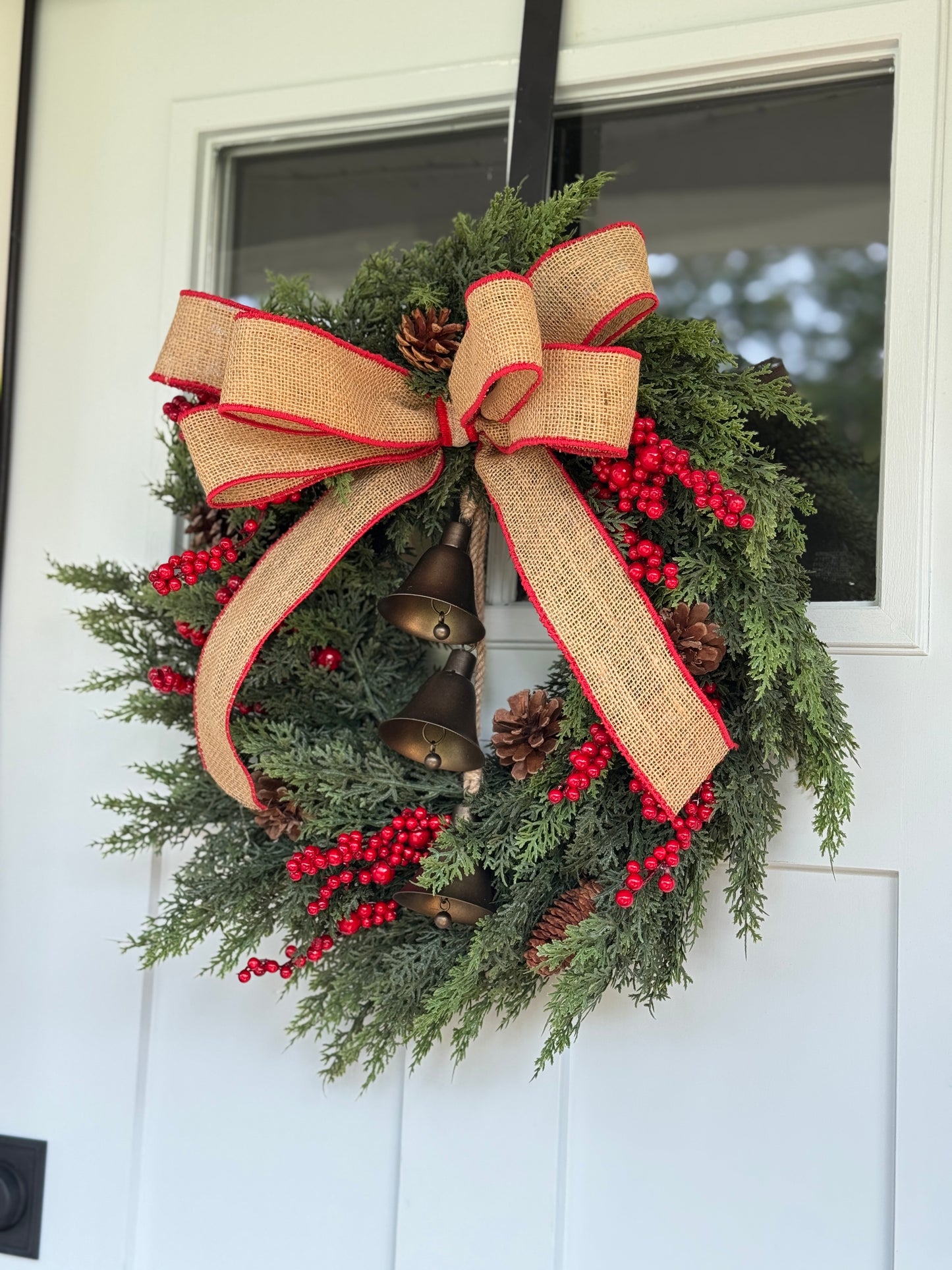 Traditional Real Touch Cedar Wreath