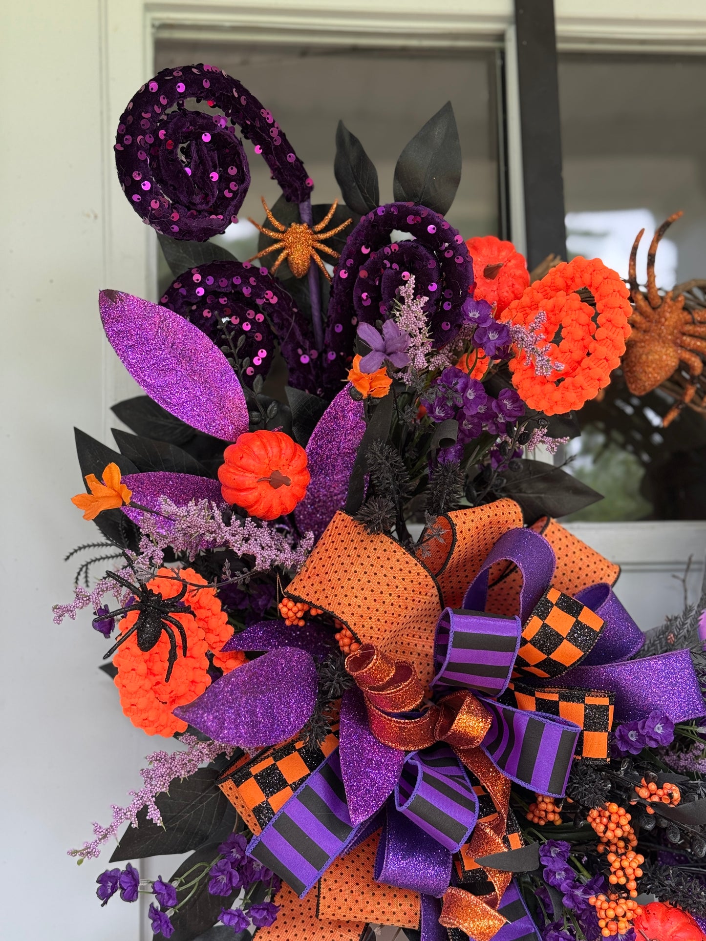 Halloween Witch Hat Door Wreath