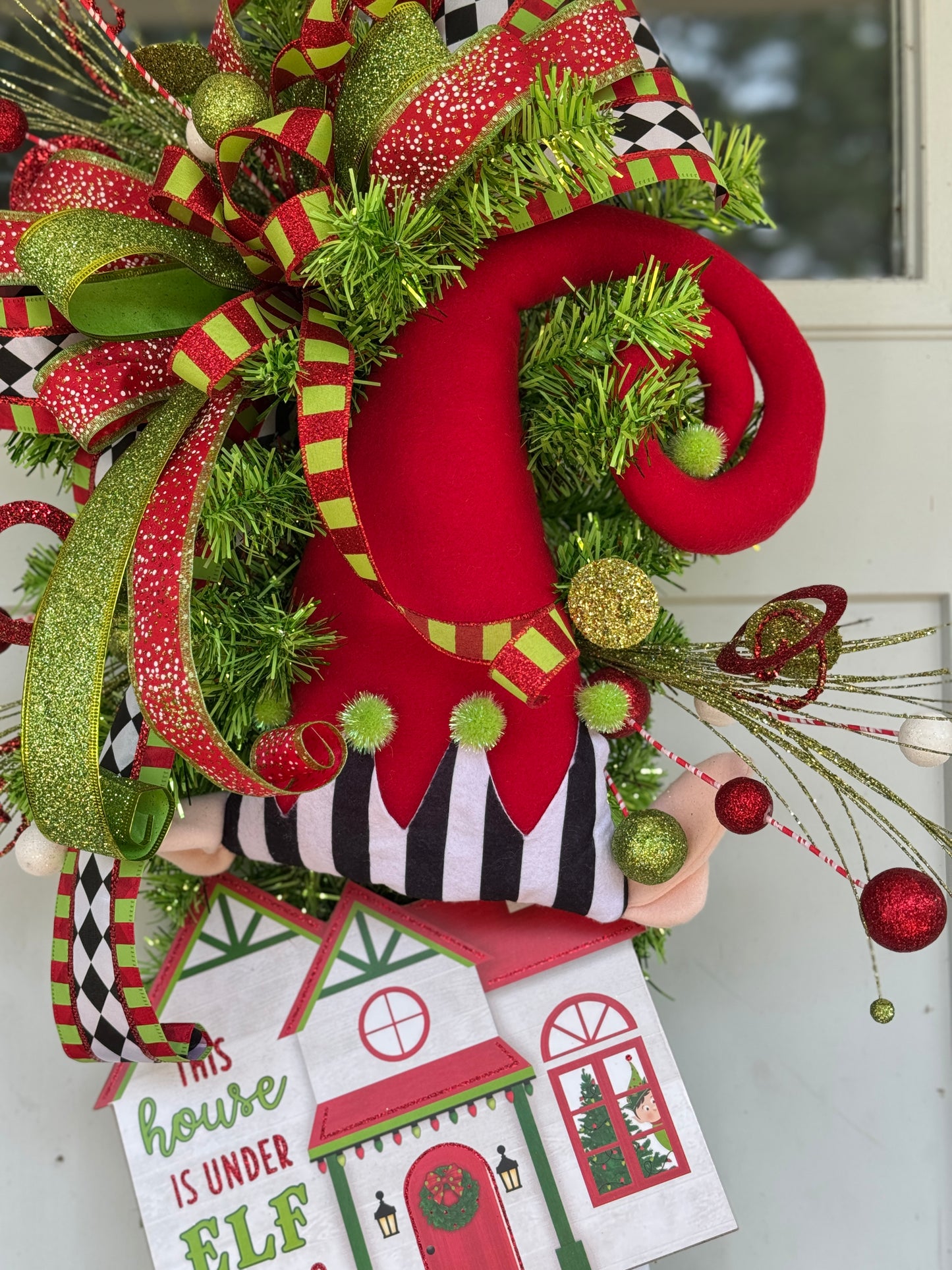 Elf Watch Festive Wreath
