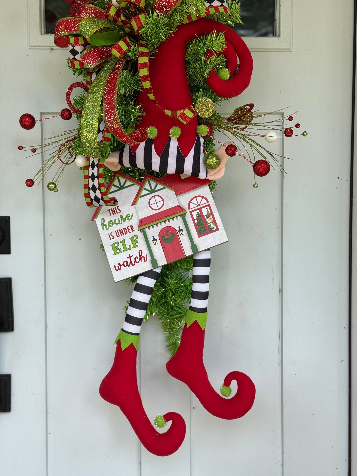 Elf Watch Festive Wreath