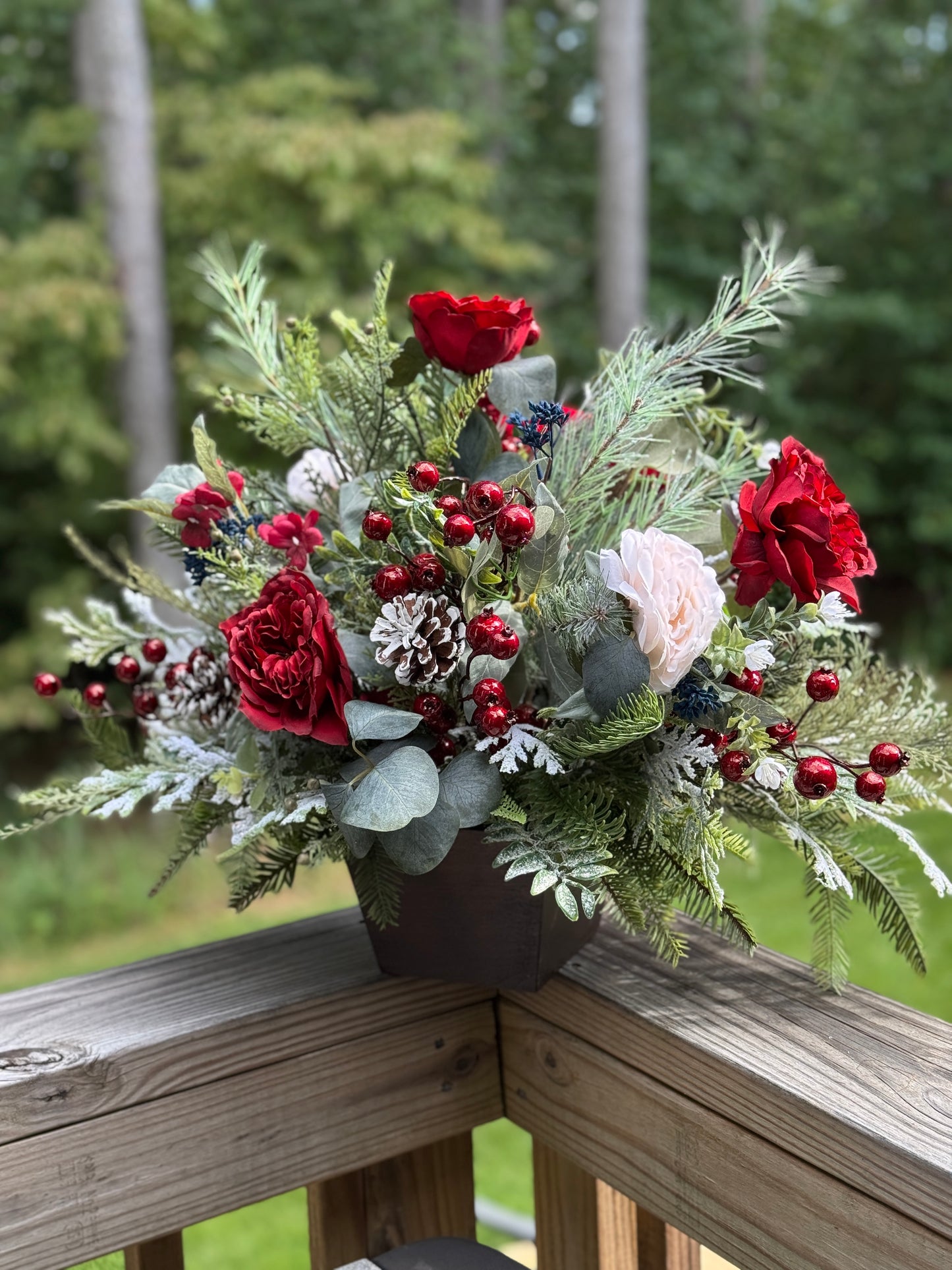 Elegant Winter/Holiday Floral Arrangement