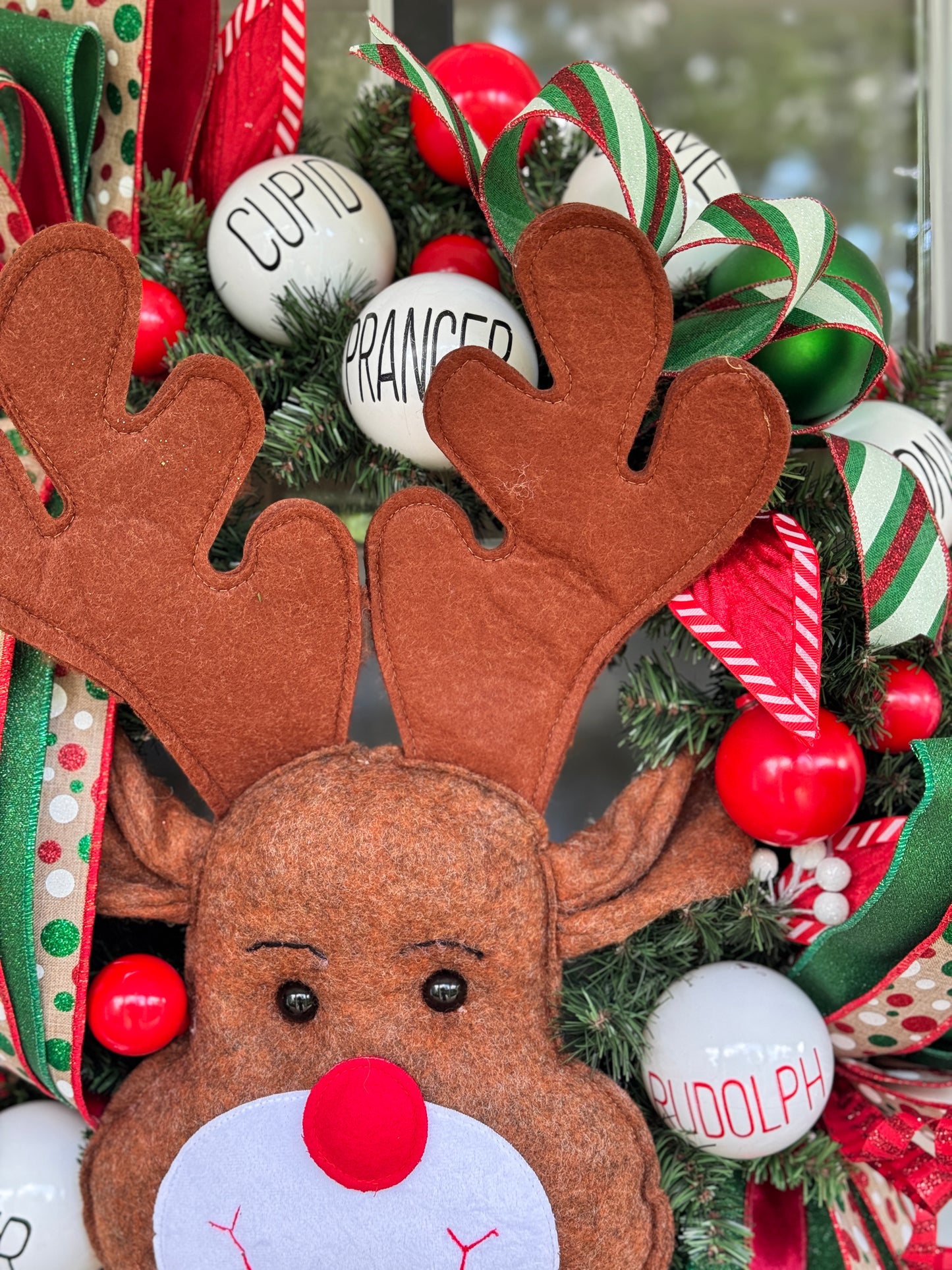 Rudolph Christmas Wreath