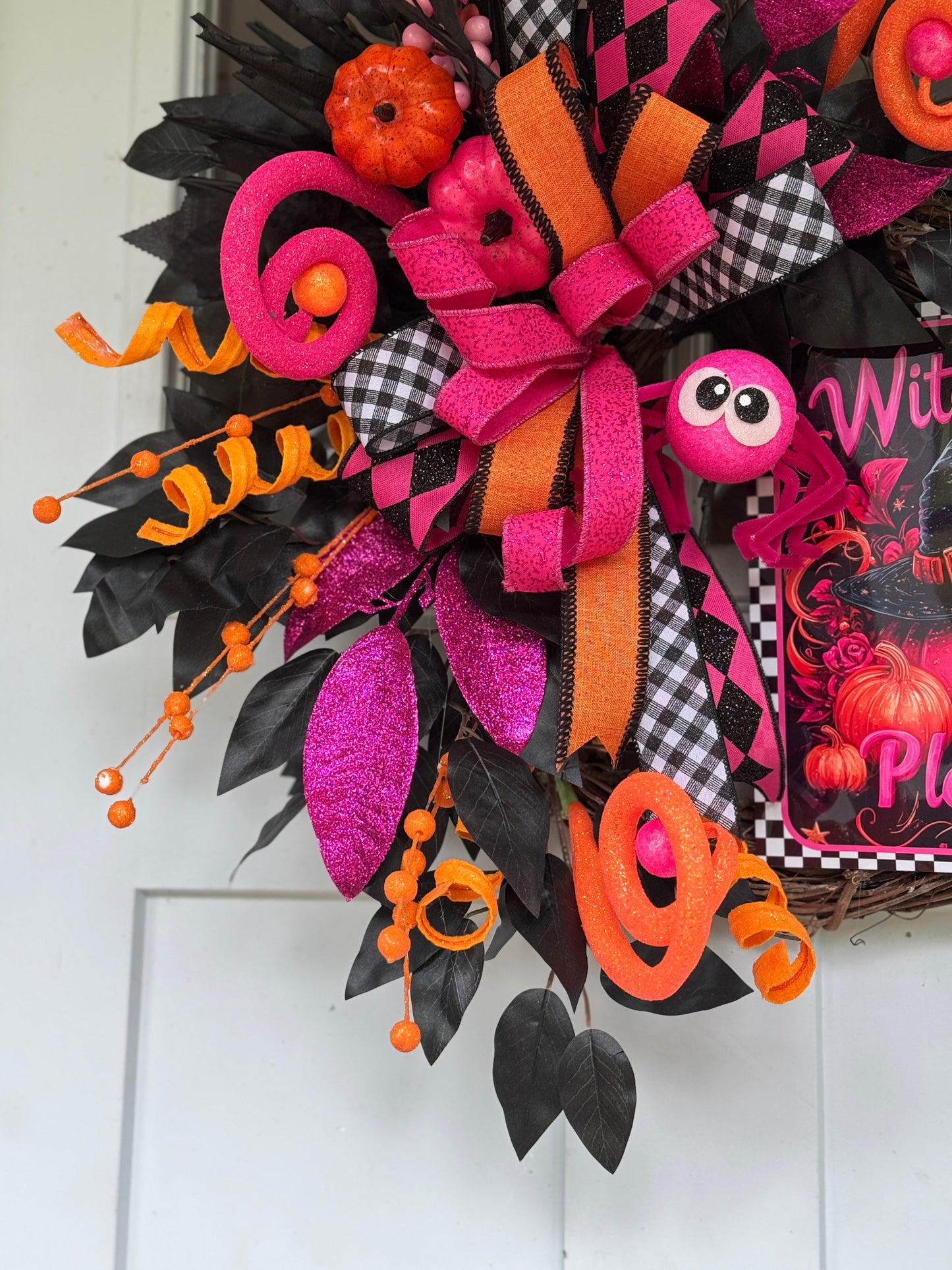 Witch, Please! Halloween Wreath
