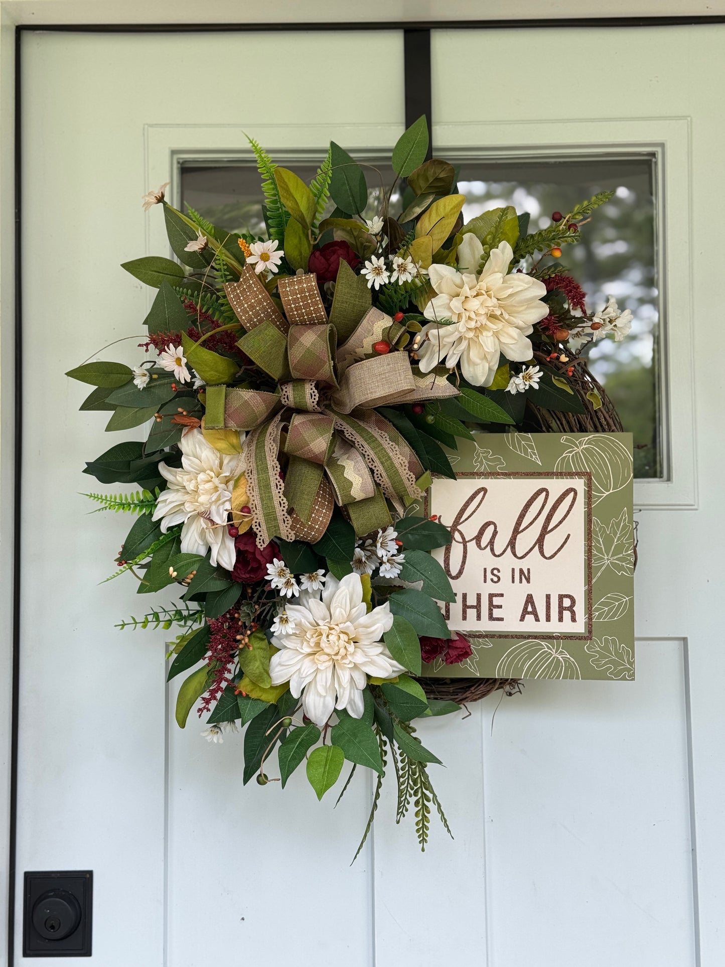 Neutral Tones Fall Wreath