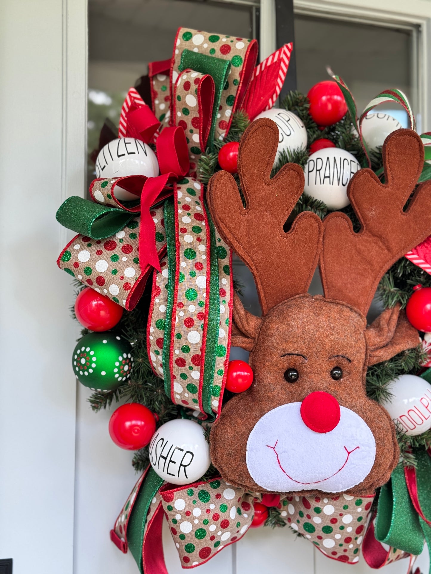 Rudolph Christmas Wreath