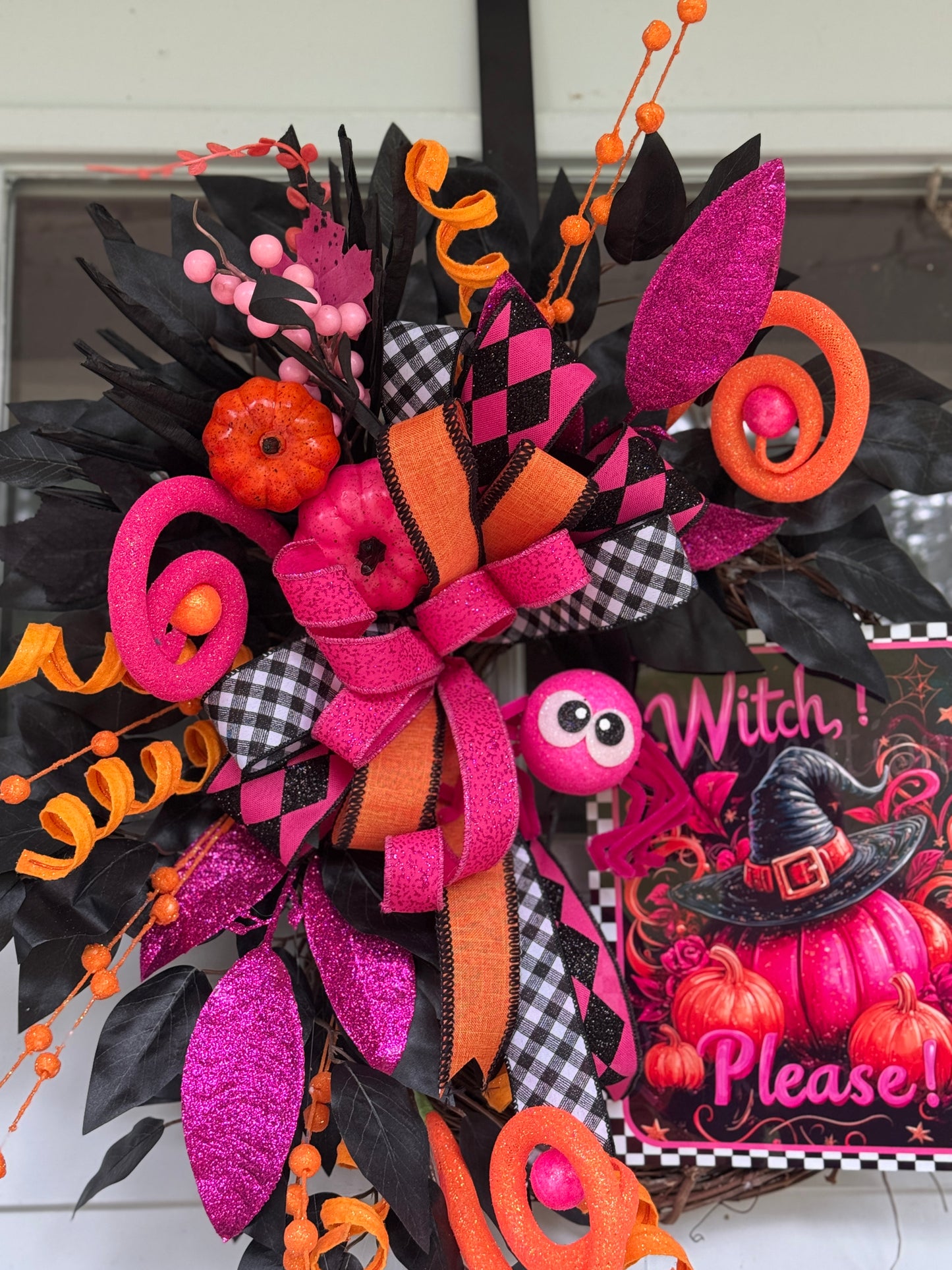 Witch, Please! Halloween Wreath