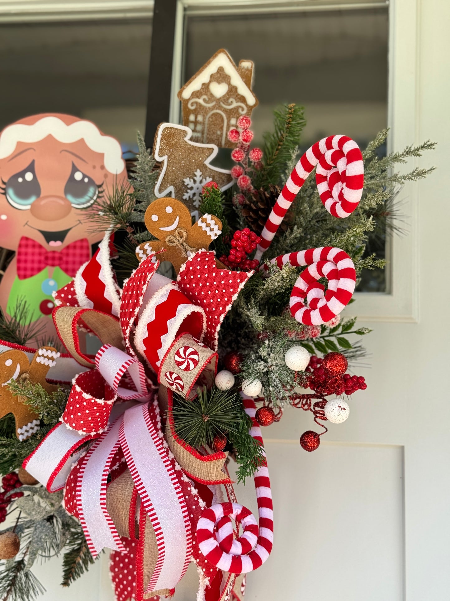 Gingerbread Boy Holiday Wreath