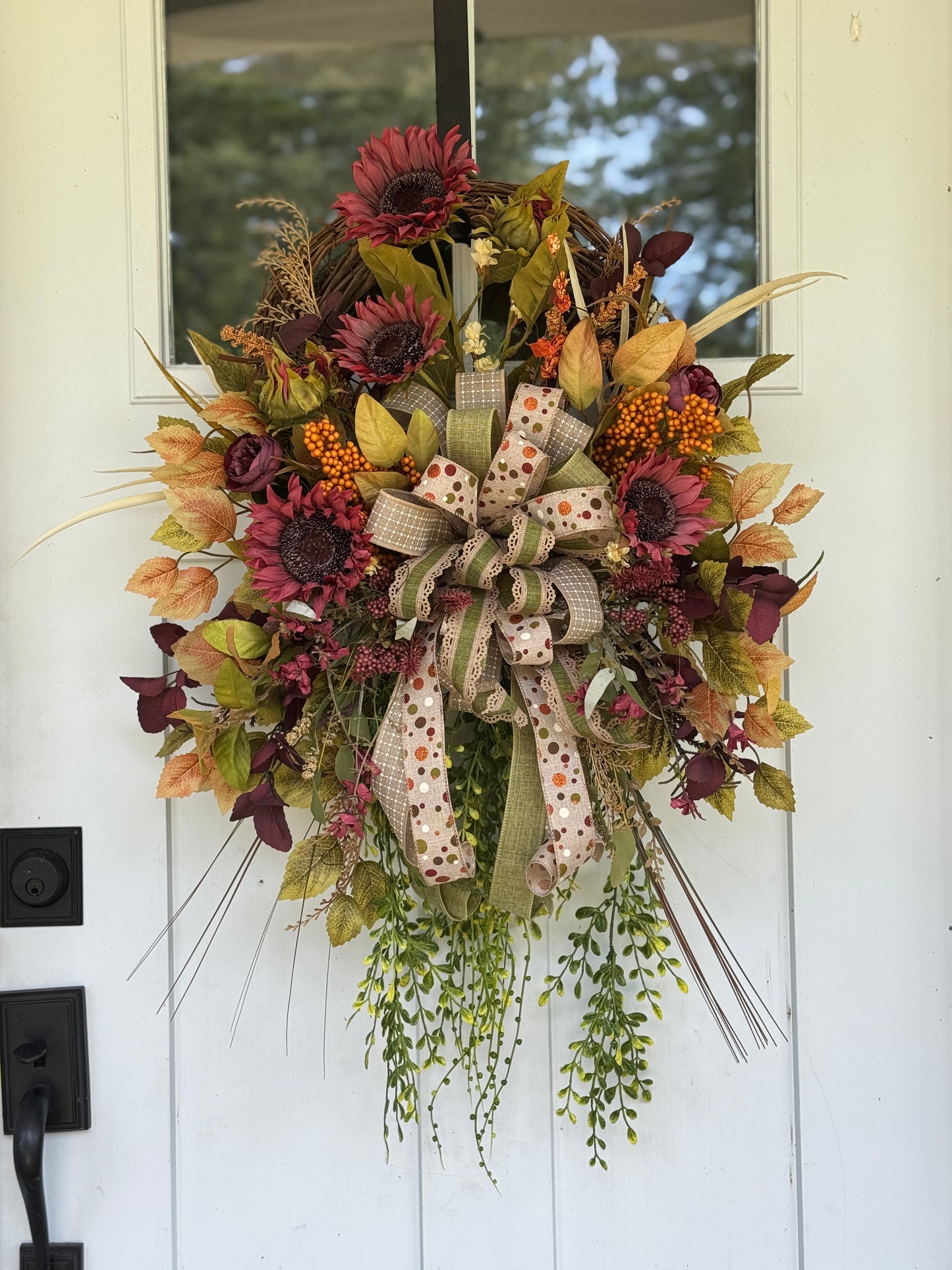 Soft Autumn Tones Floral Wreath