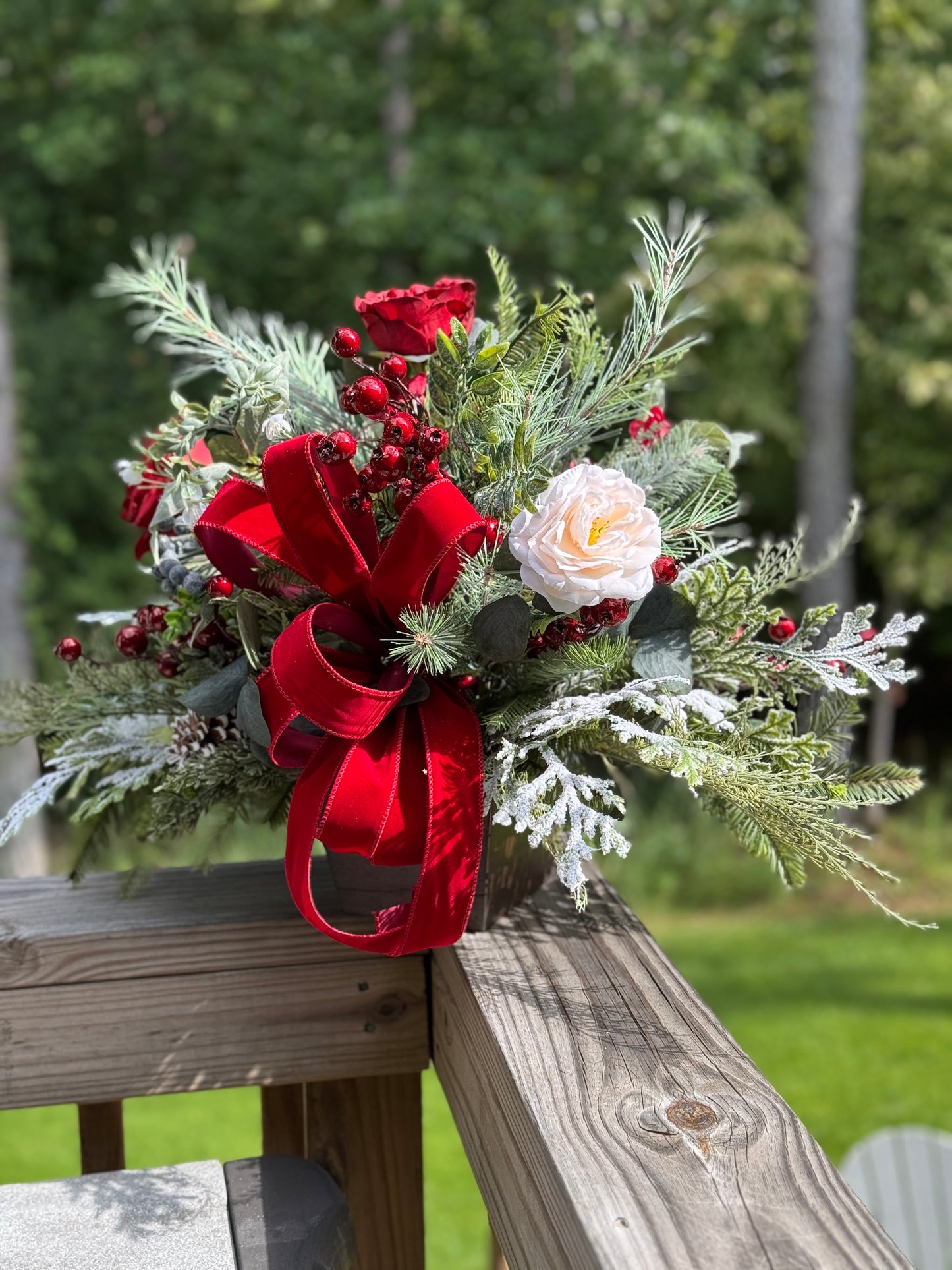 Elegant Winter/Holiday Floral Arrangement
