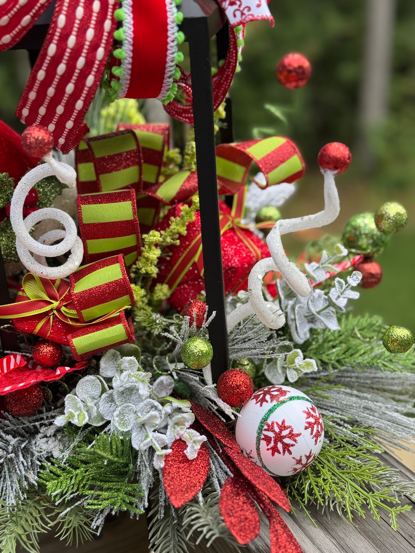 Festive Elf Hat Holiday Centerpiece