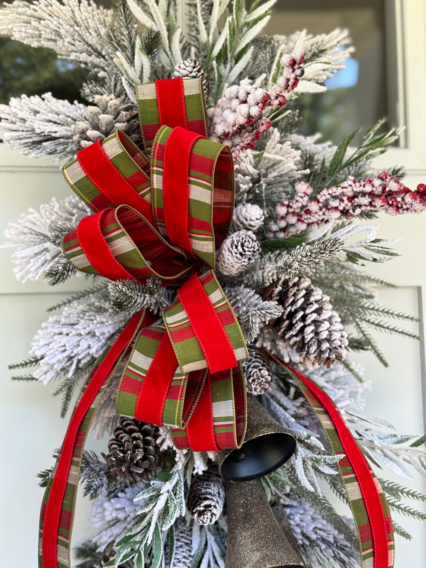 Rustic Belfry Bells Drop Winter/Holiday Wreath