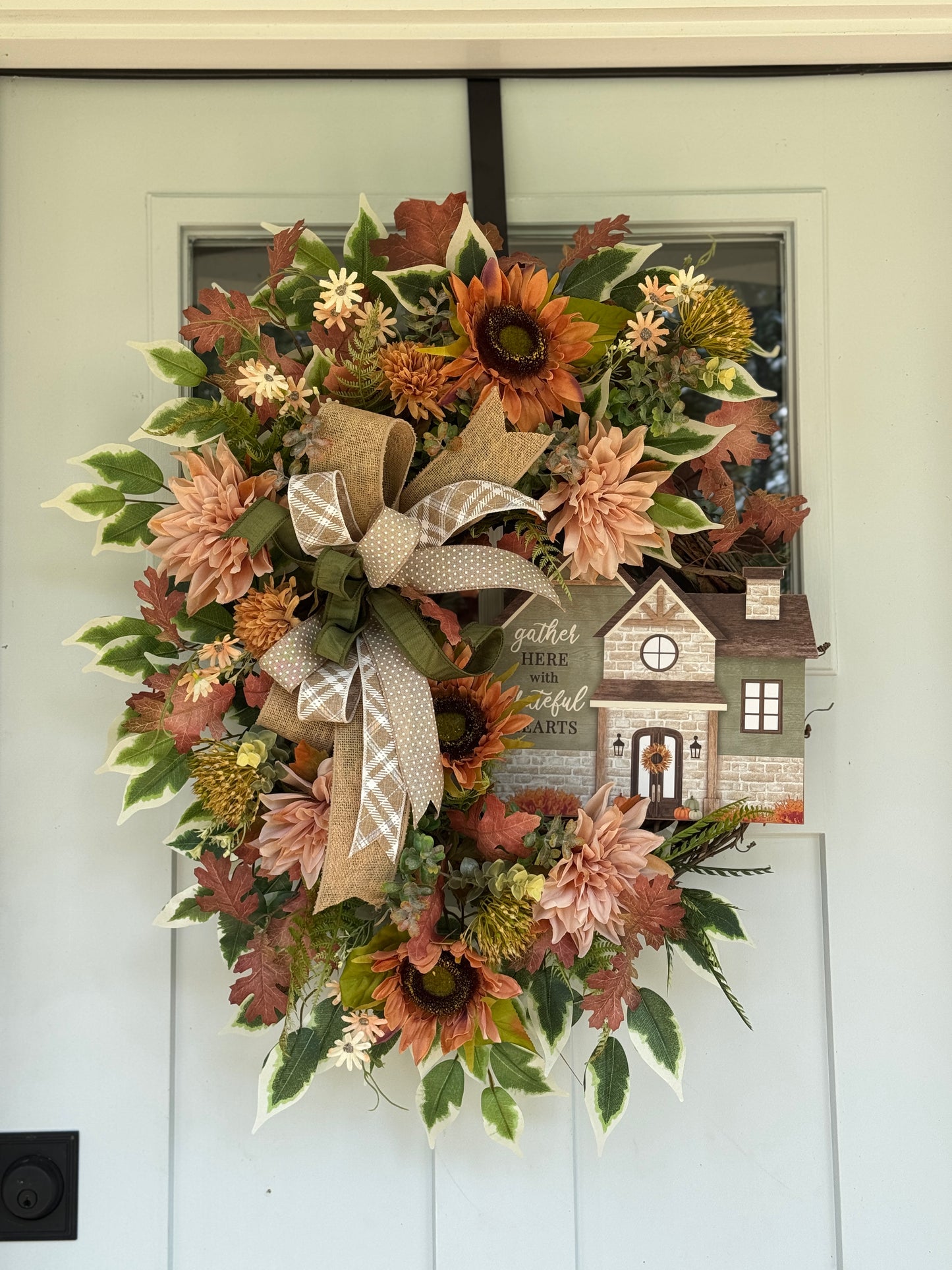 Gather Here Floral Wreath